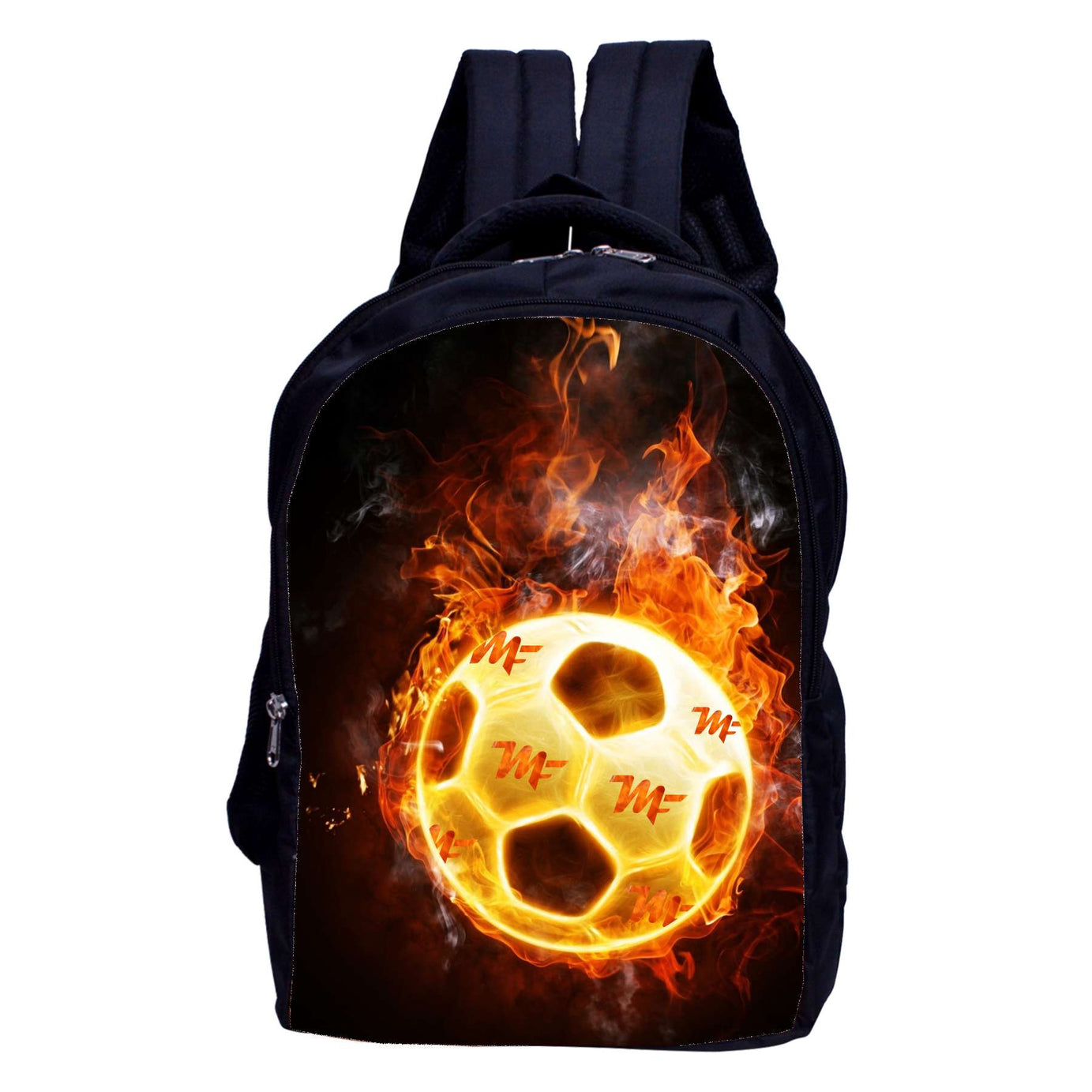 MY FAV Fireball Print College Backpack Waterproof School Bag for Boys Girls