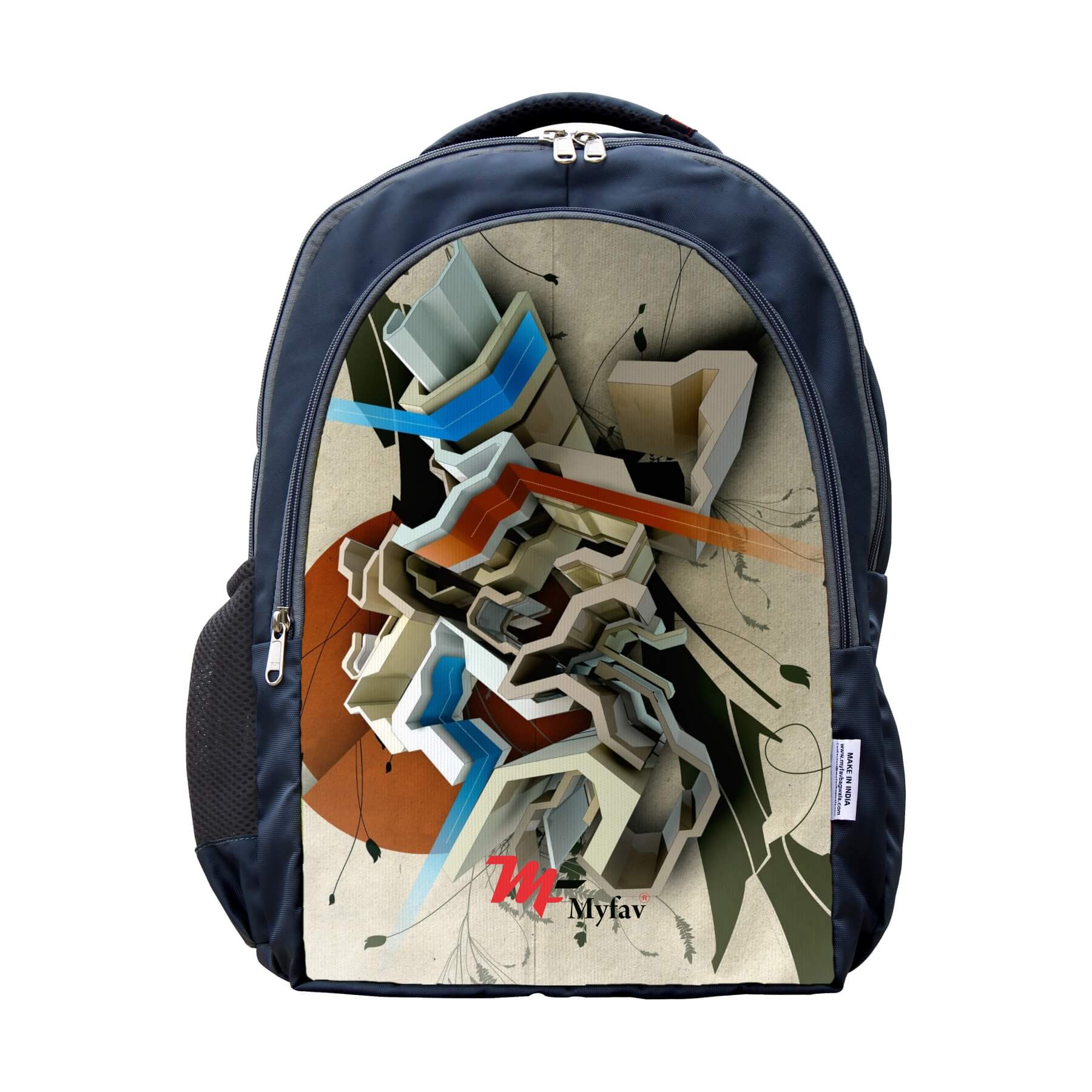 MY FAV Digital Print Backpack with Laptop compartment for Men Women 30 L Laptop Backpack