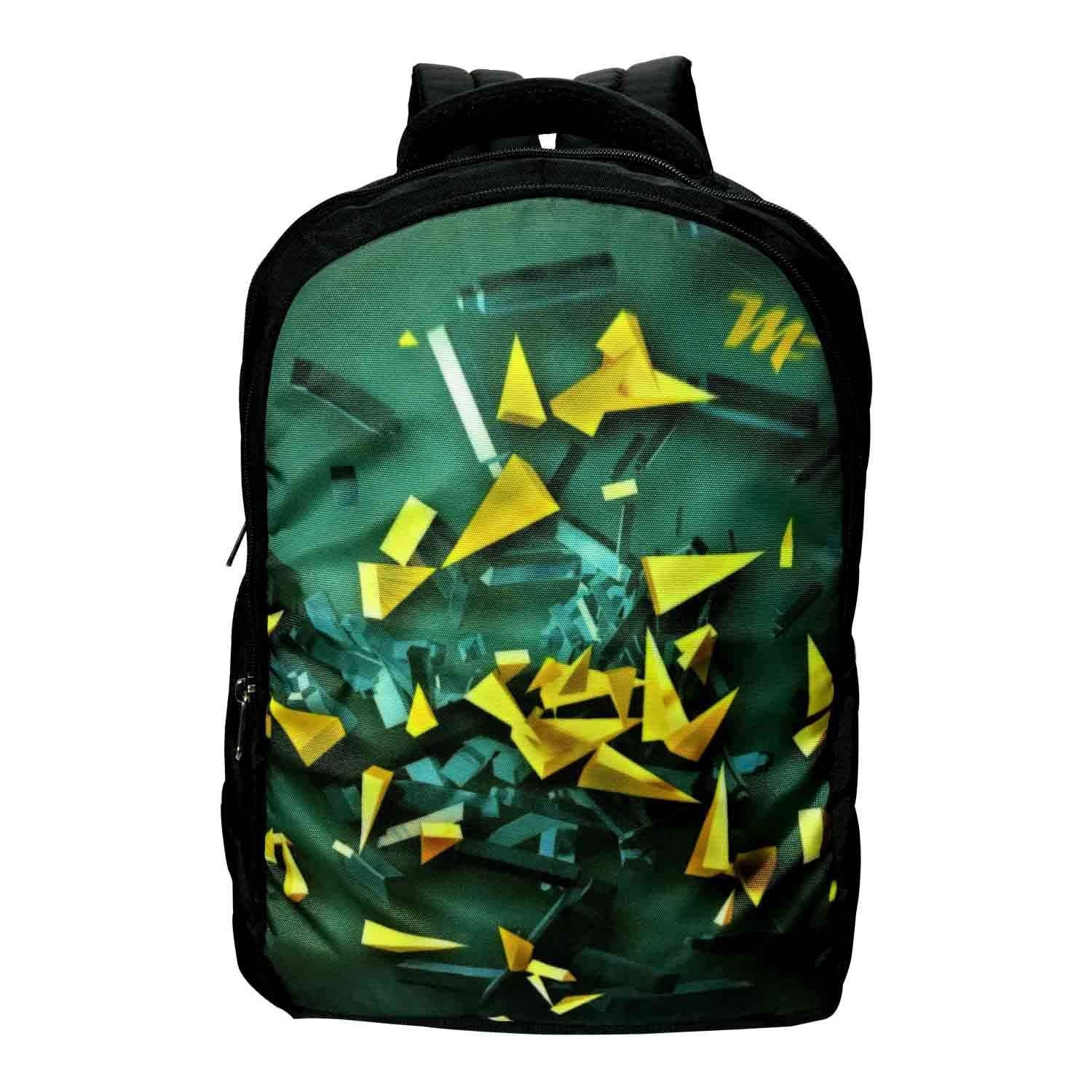 My Fav Multicolor Printed Laptop Backpack for Men Women