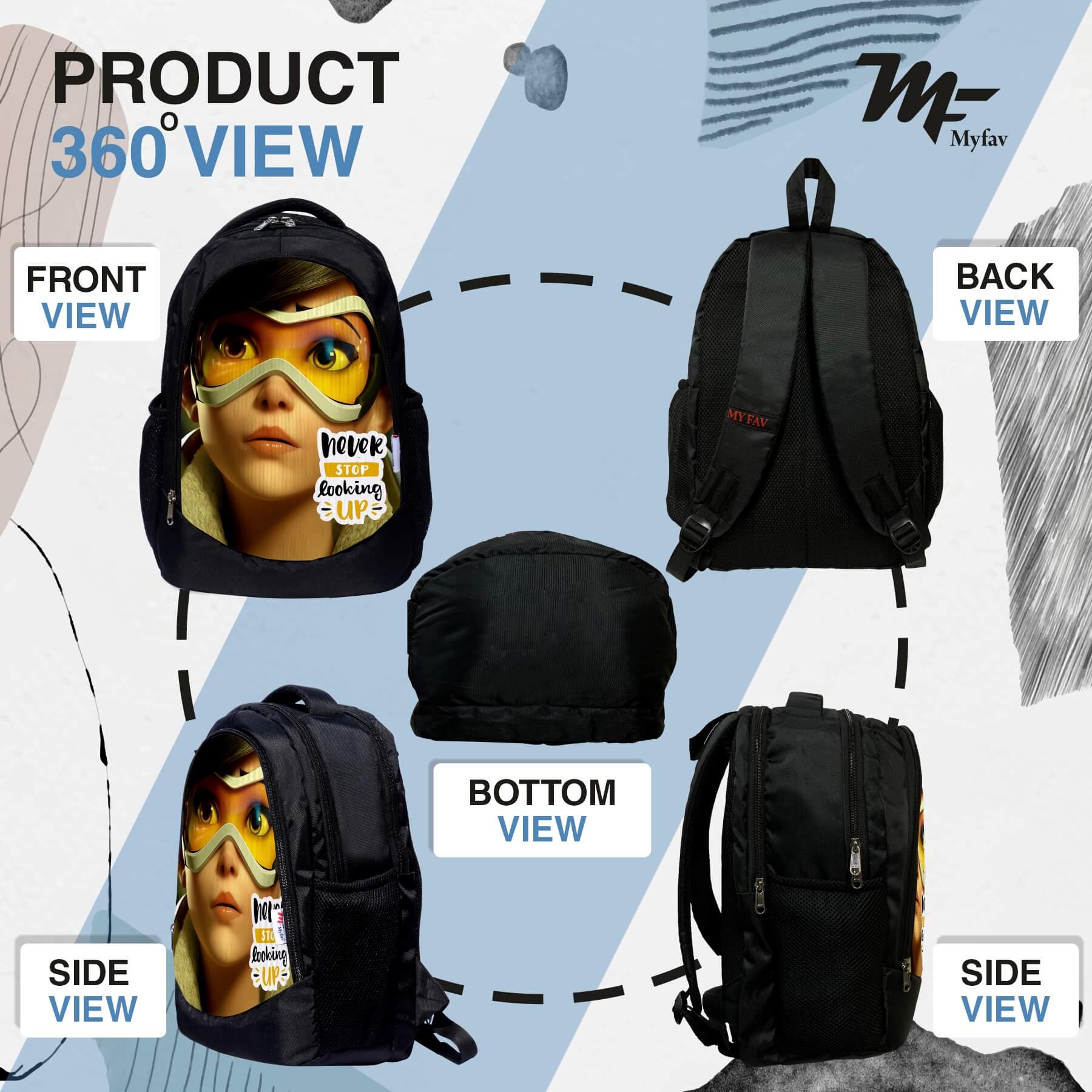 Backpack - Girl Print