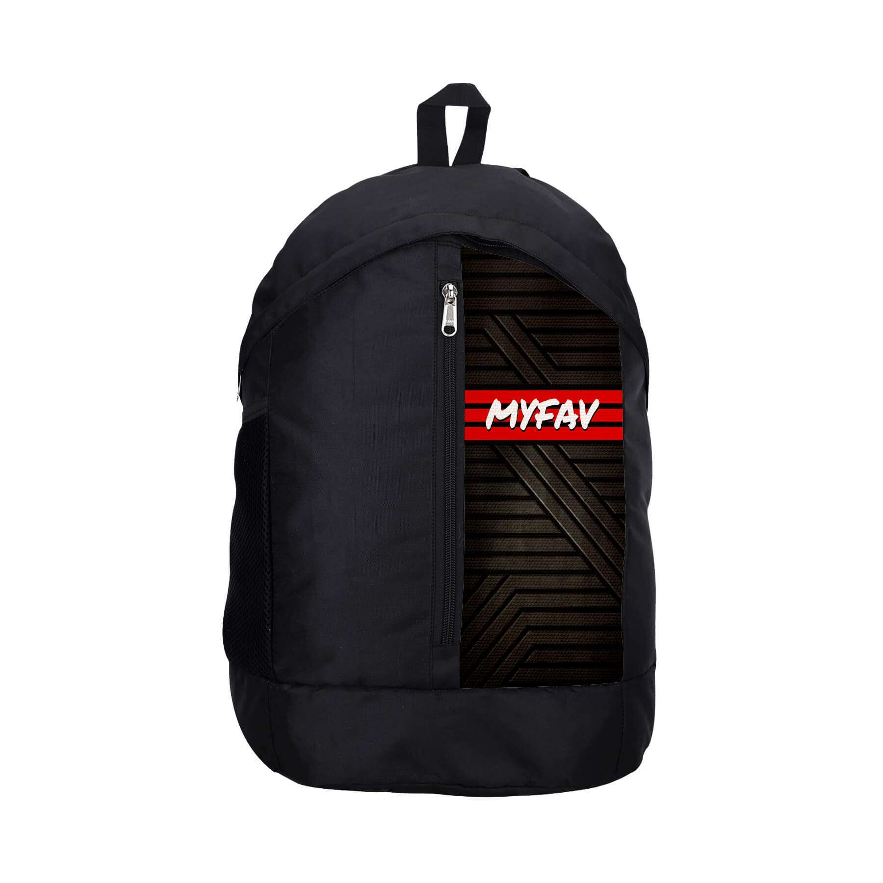 My Fav 21 L Black Laptop Backpack for Men Women / College Bag for Boys Girls / Office Bag