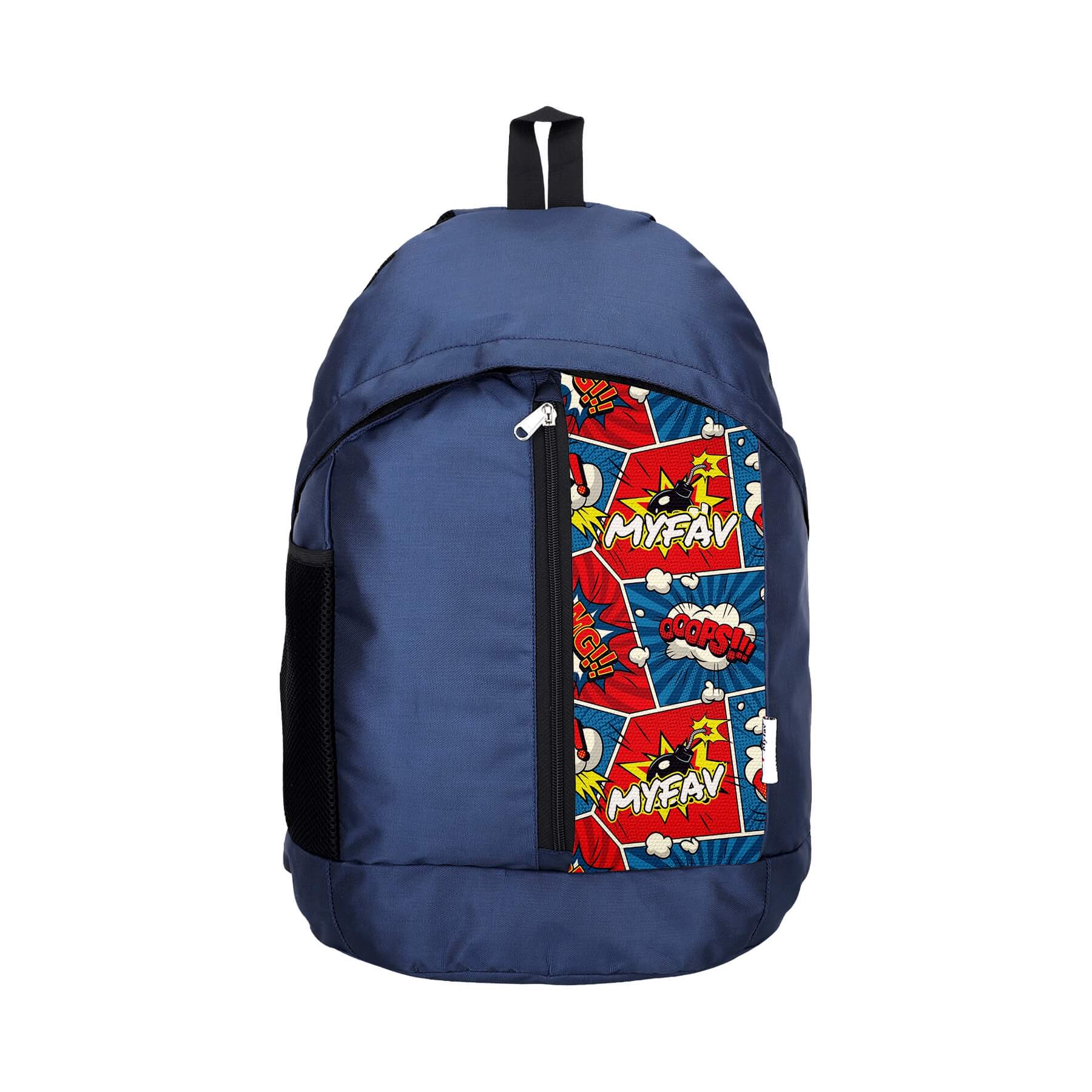My Fav 21 L Navy Blue Laptop Backpack for Men Women / College Bag for Boys Girls / Office Bag