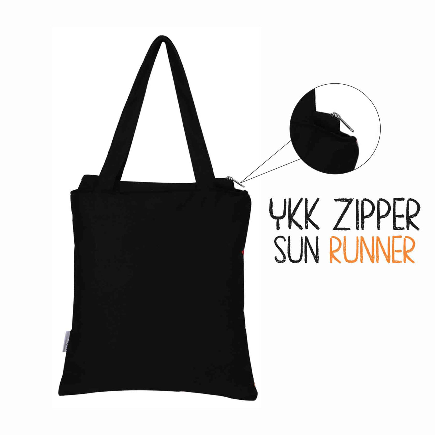 Premium Cotton Canvas Tote Bag - Ship in the Sea Print