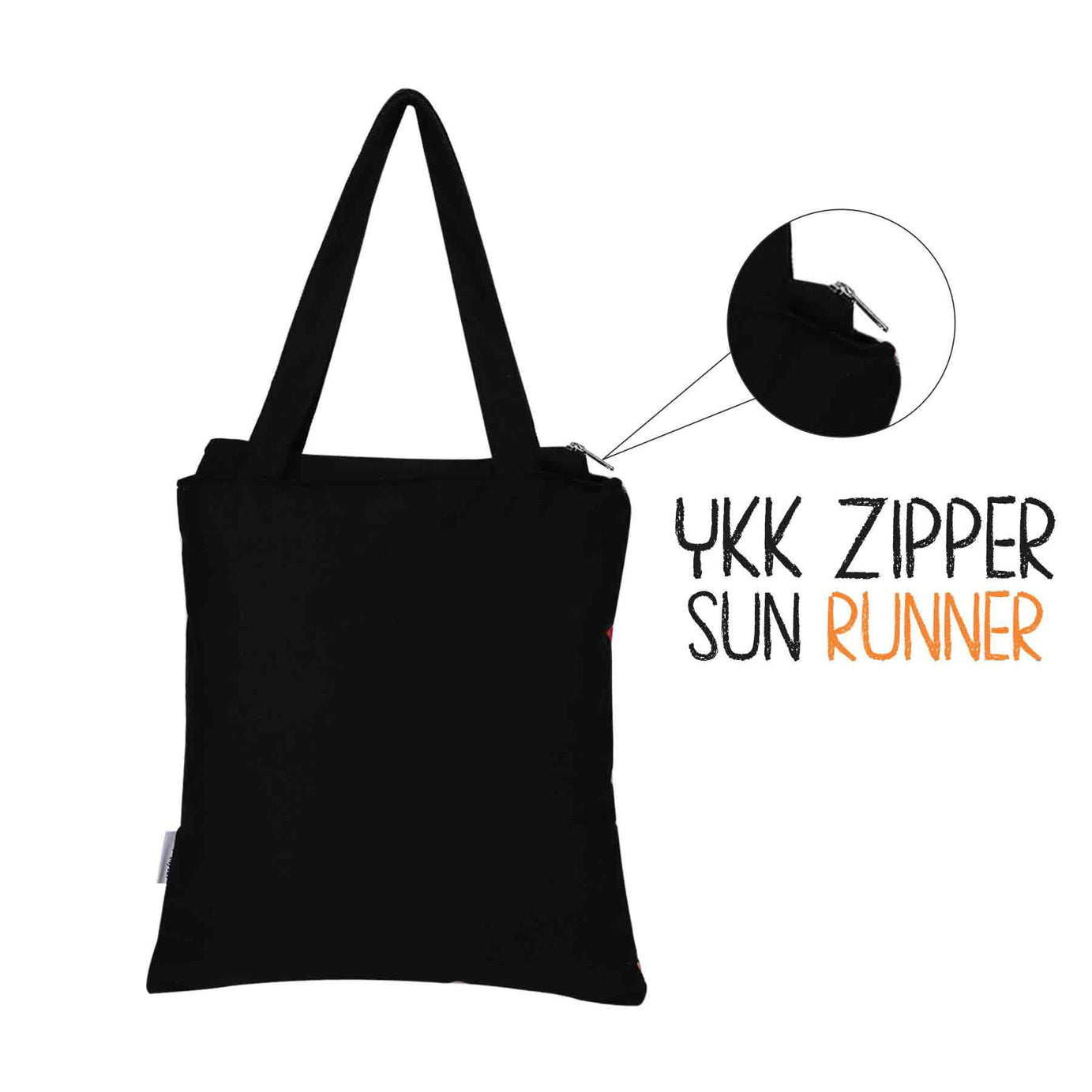 Premium Cotton Canvas Tote Bag - Artistic Print