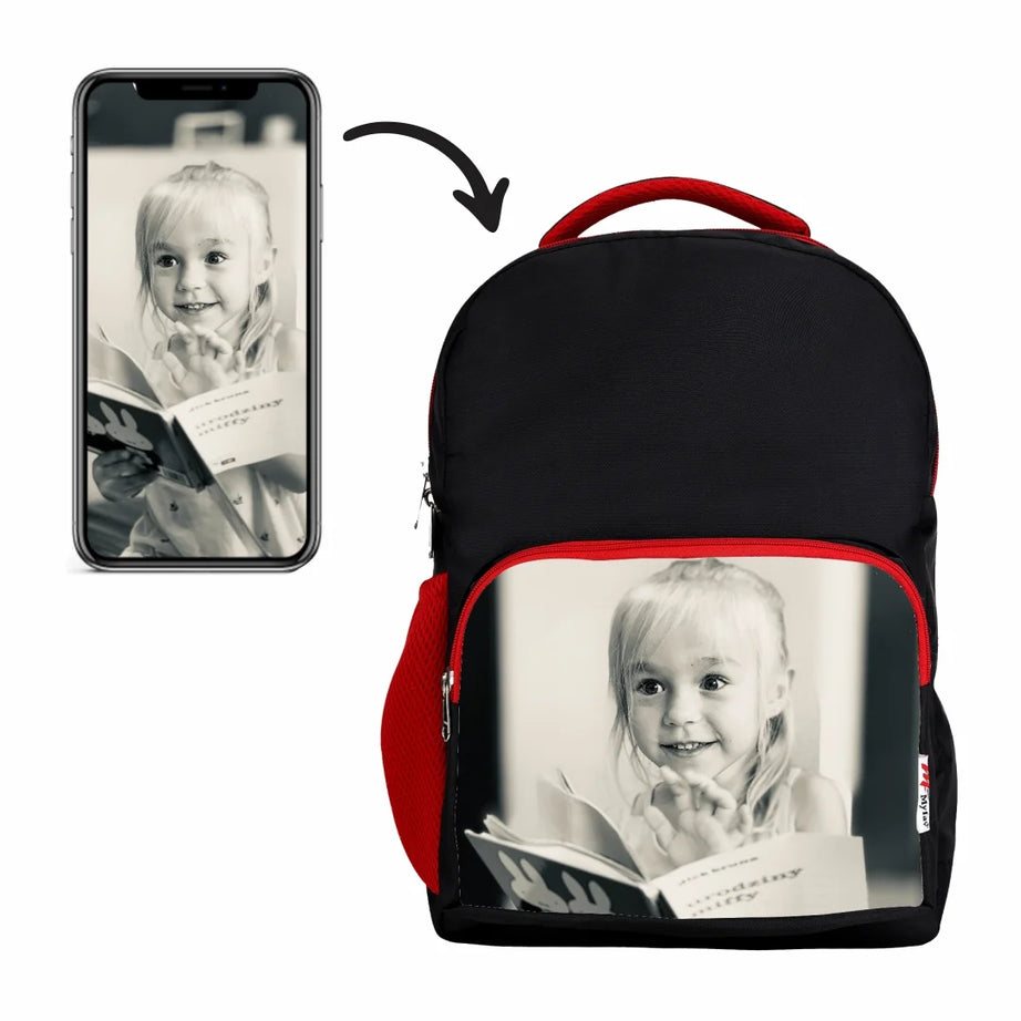 MY FAV Personalized/ Customized Print Kids School Bag For Girls/Boys, School, Casual, Picnic, Nursery-(2 to 10 year Old Kid)