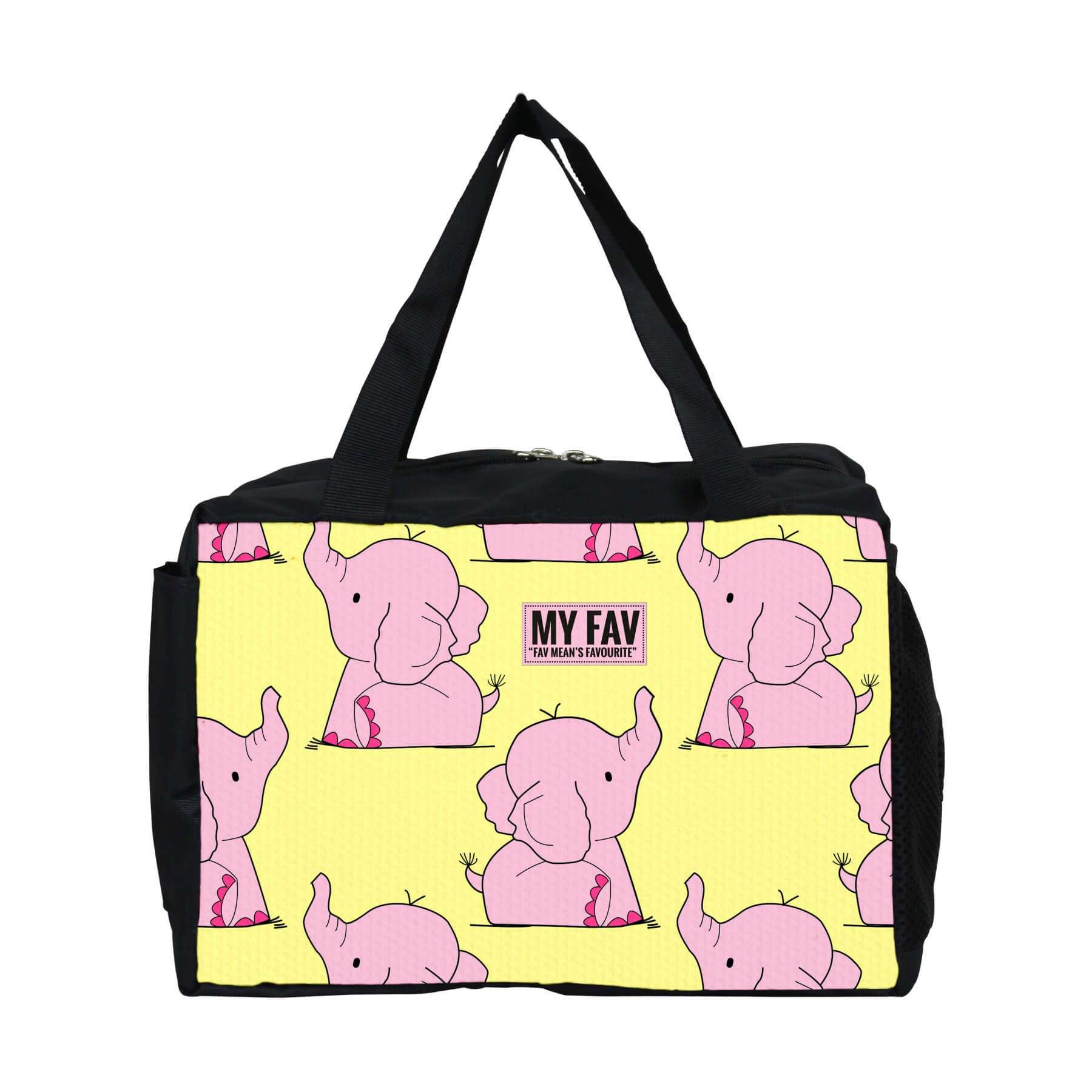 MY FAV Elephant Print Diaper Bag Diaper Bag