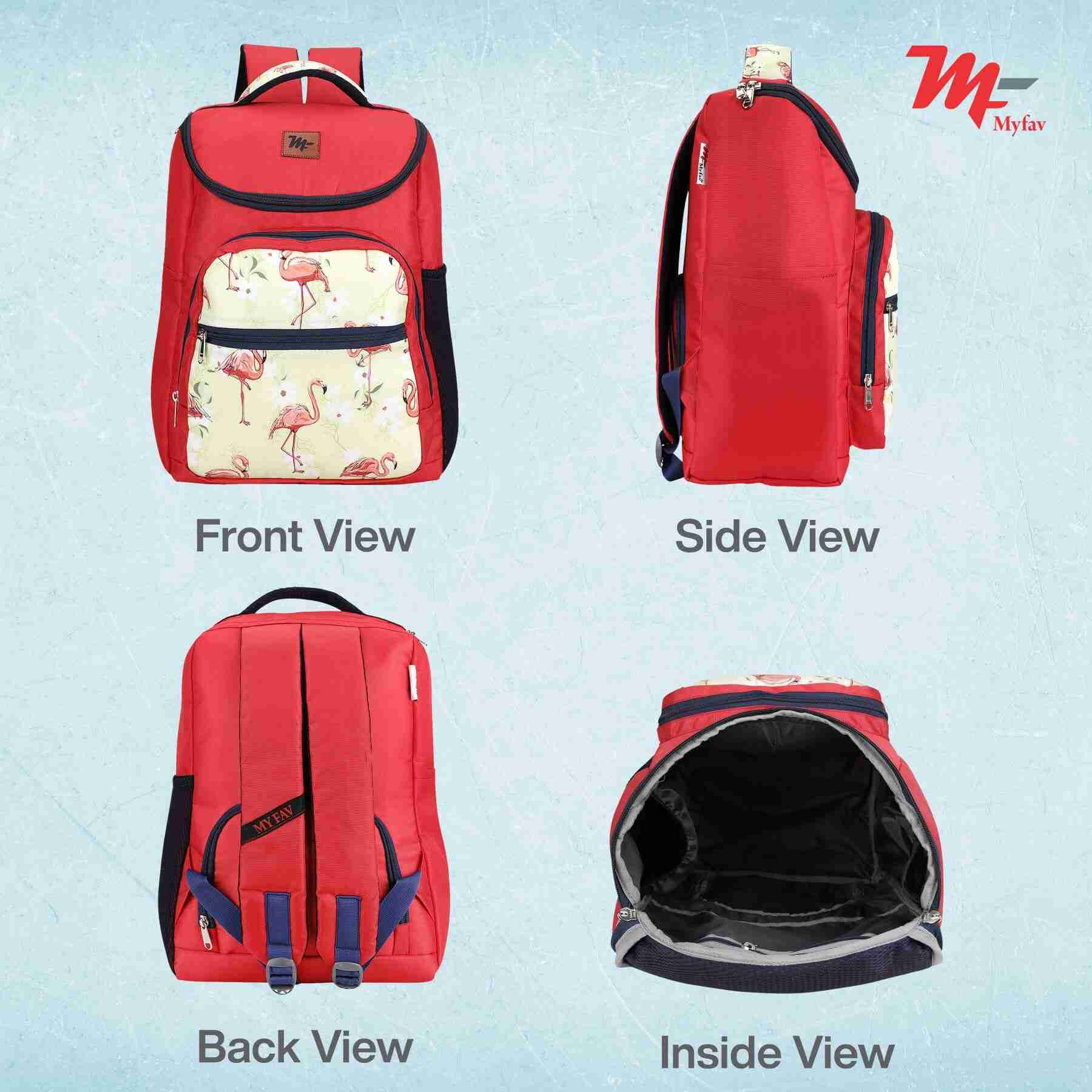 MY FAV Stylish Multipurpose Diaper Bag Waterproof Travel Backpack for Moms with Newborns - Ideal for Baby Essentials, Fashionable and Functional