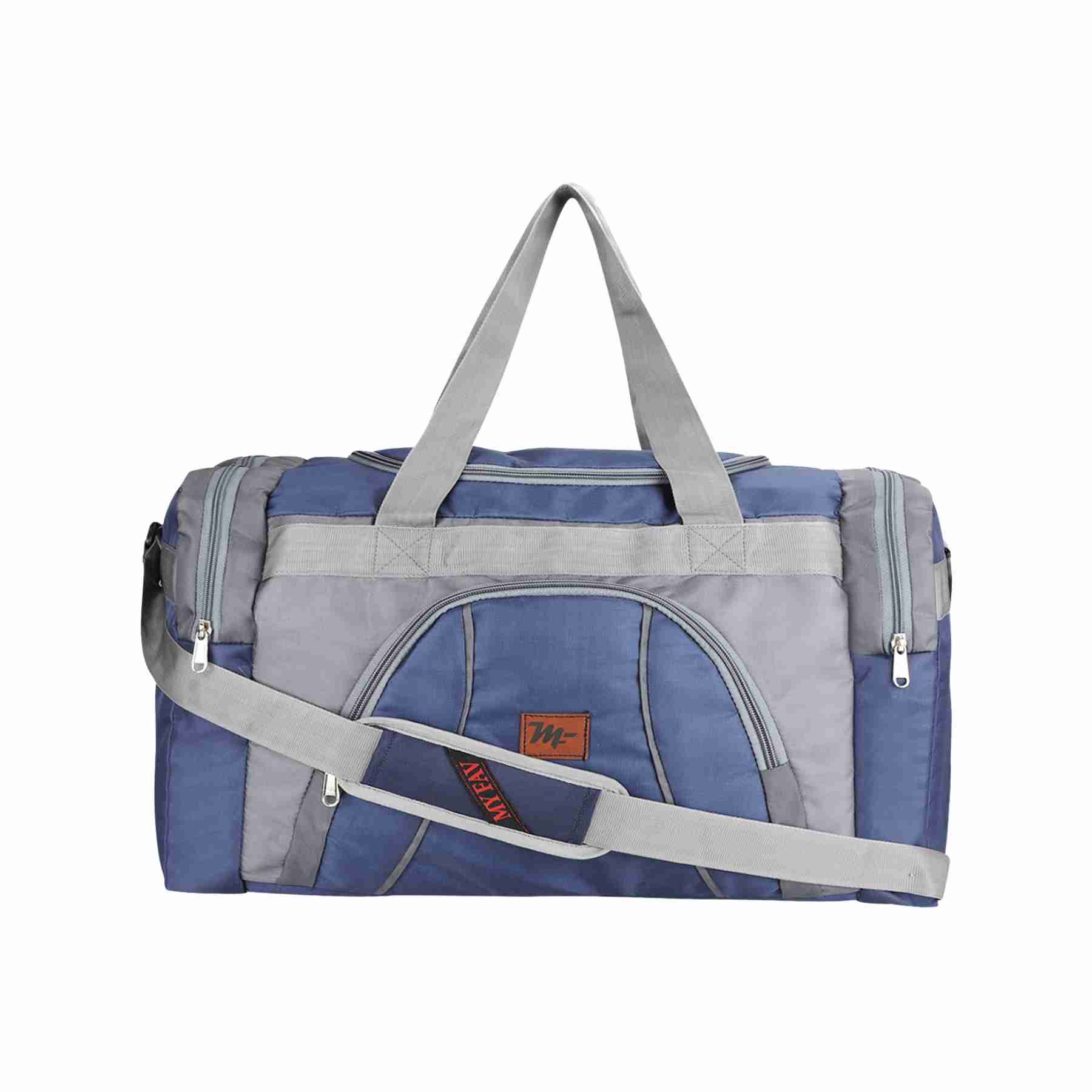 MY FAV Travel Polyester Duffle Bag for Men and Women, Sports, Gym, Outdoor Weekend Bag with Accessories Compartments Waterproof Duffle Bag - 44 litres Capacity