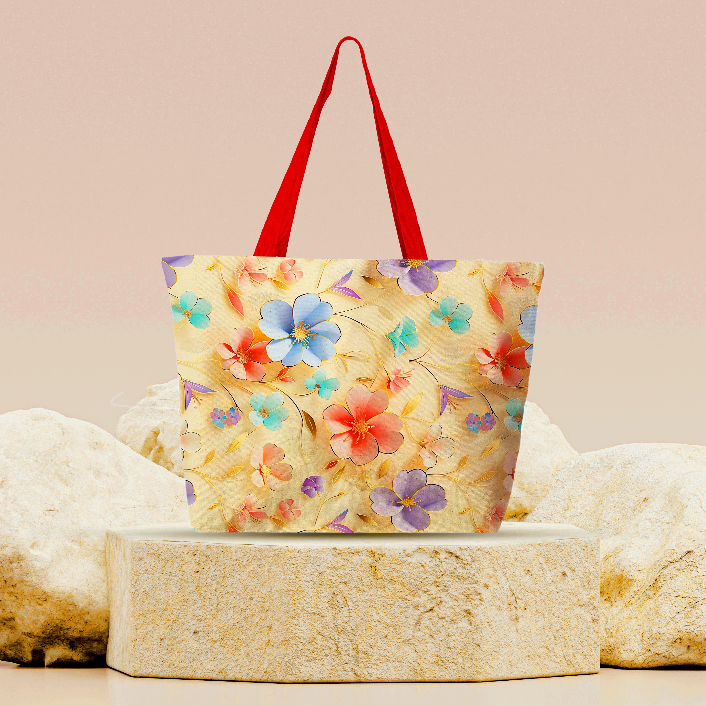 MY FAV Zipper Tote Bag , Tote bags for women