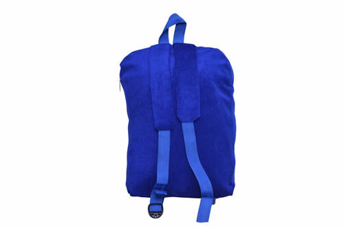 My Fav Elephant Digital Print Blue Soft Kids Play School Bag