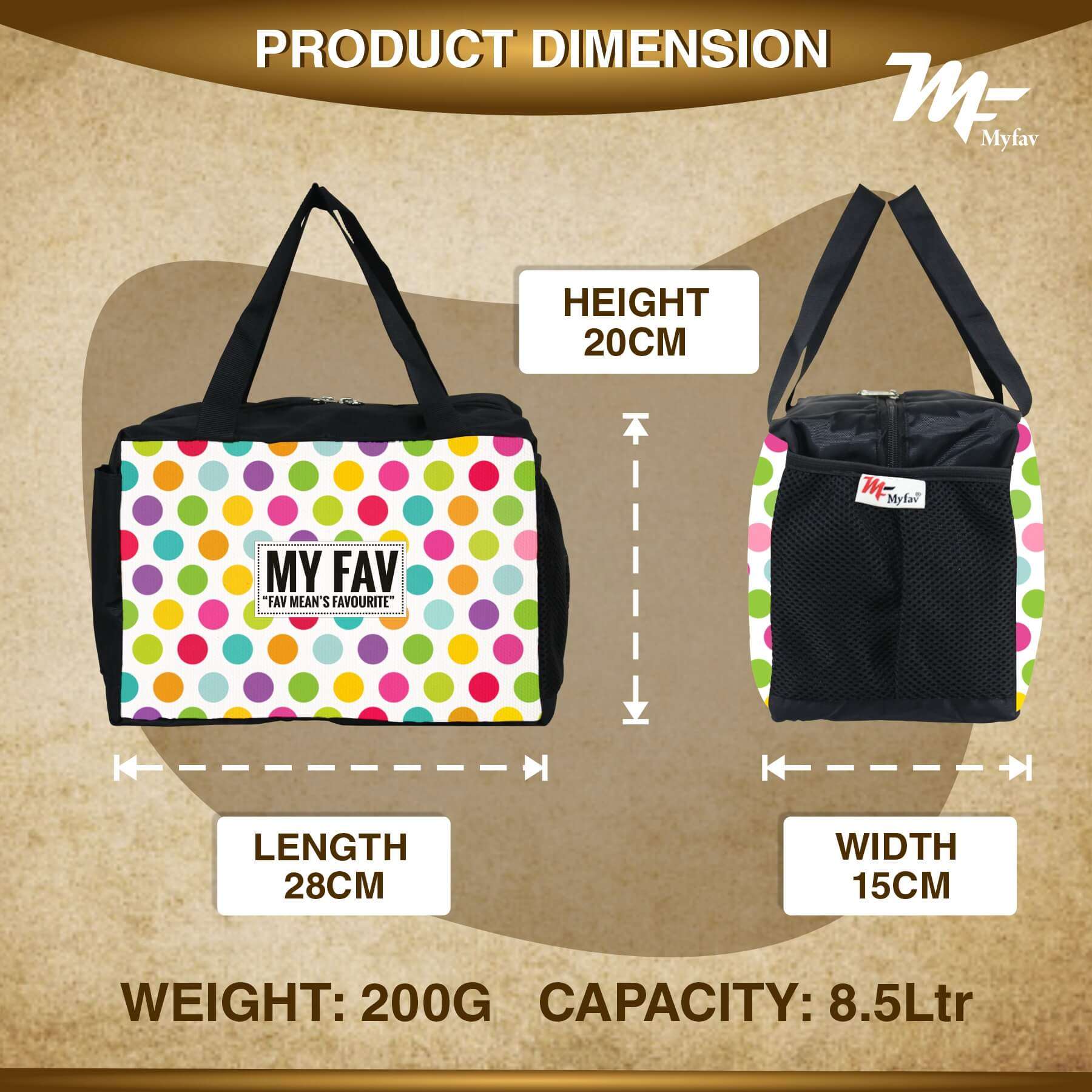 MY FAV Men, Women and Kids Lunch Bag