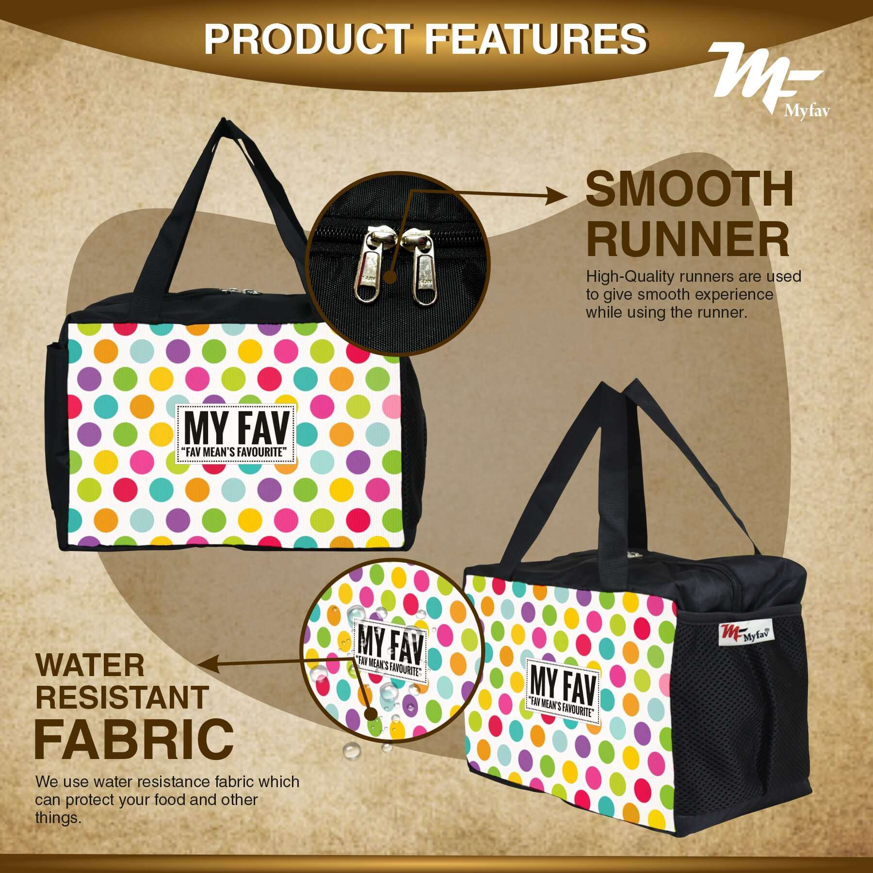 MY FAV Men, Women and Kids Lunch Bag