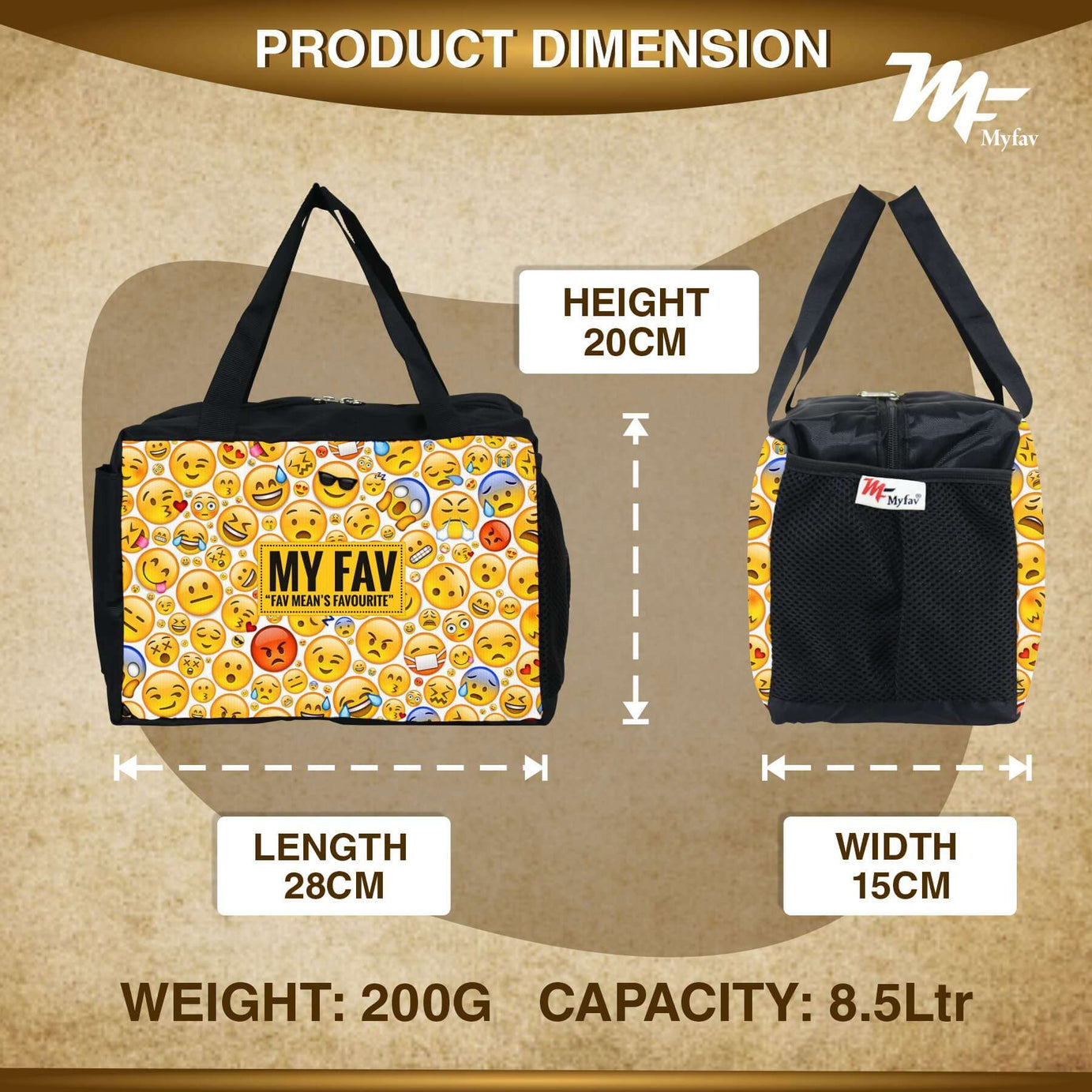 MY FAV Men, Women and Kids Lunch Bag