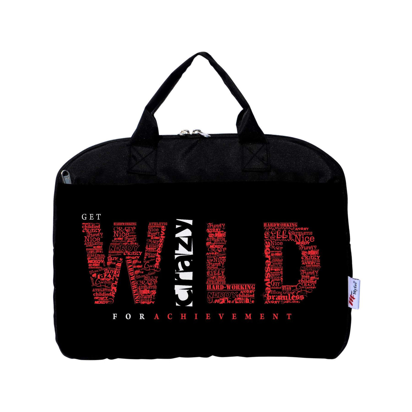 My Fav Motivational Quote Office Laptop Bag Briefcase 15.6 Inch for Women and Men