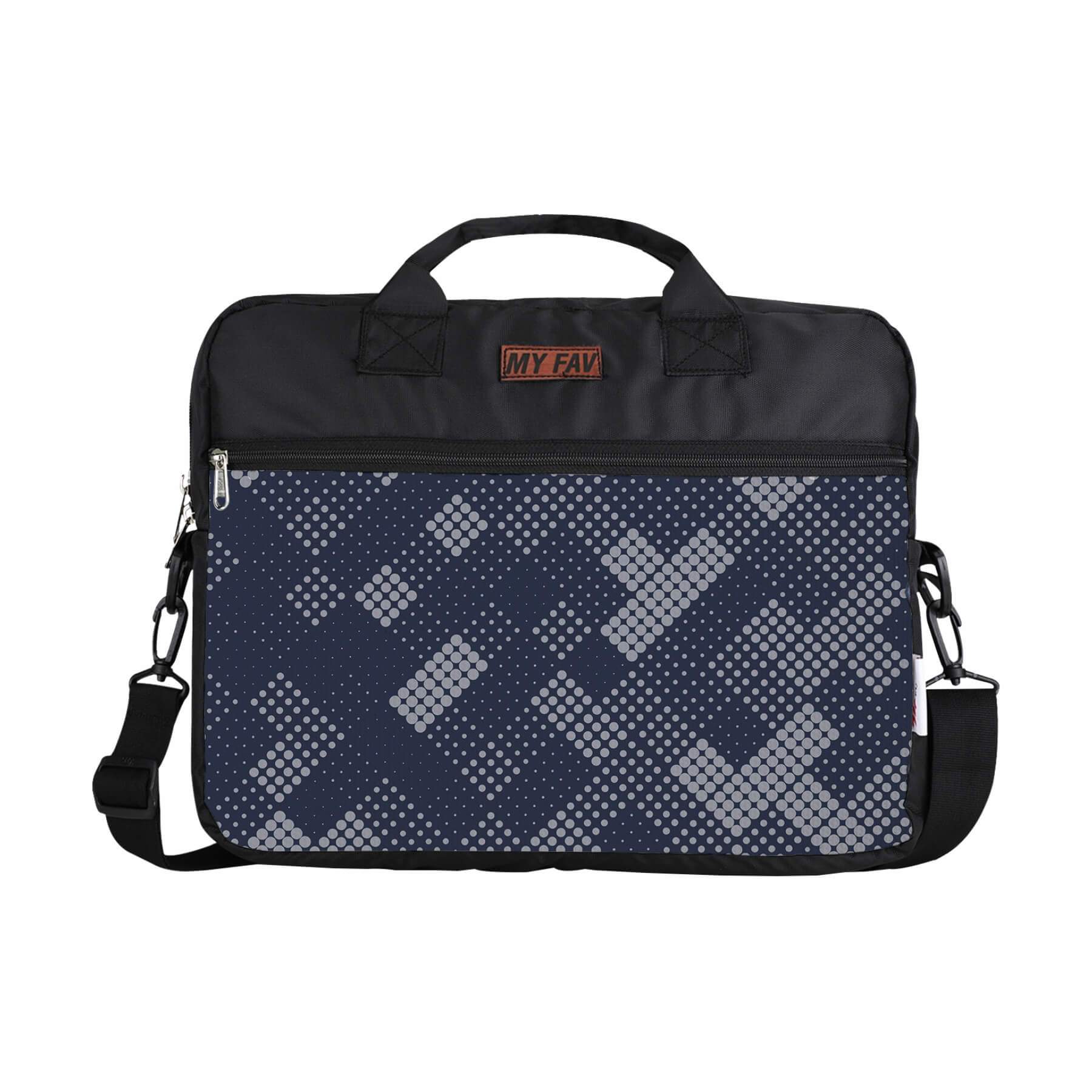 MY FAV Office Bag for Men and Women, Water Repellent Highly Durable Business Briefcase Bag for Laptop/Notebook/MacBook/Office/Travel/Business - Design 2