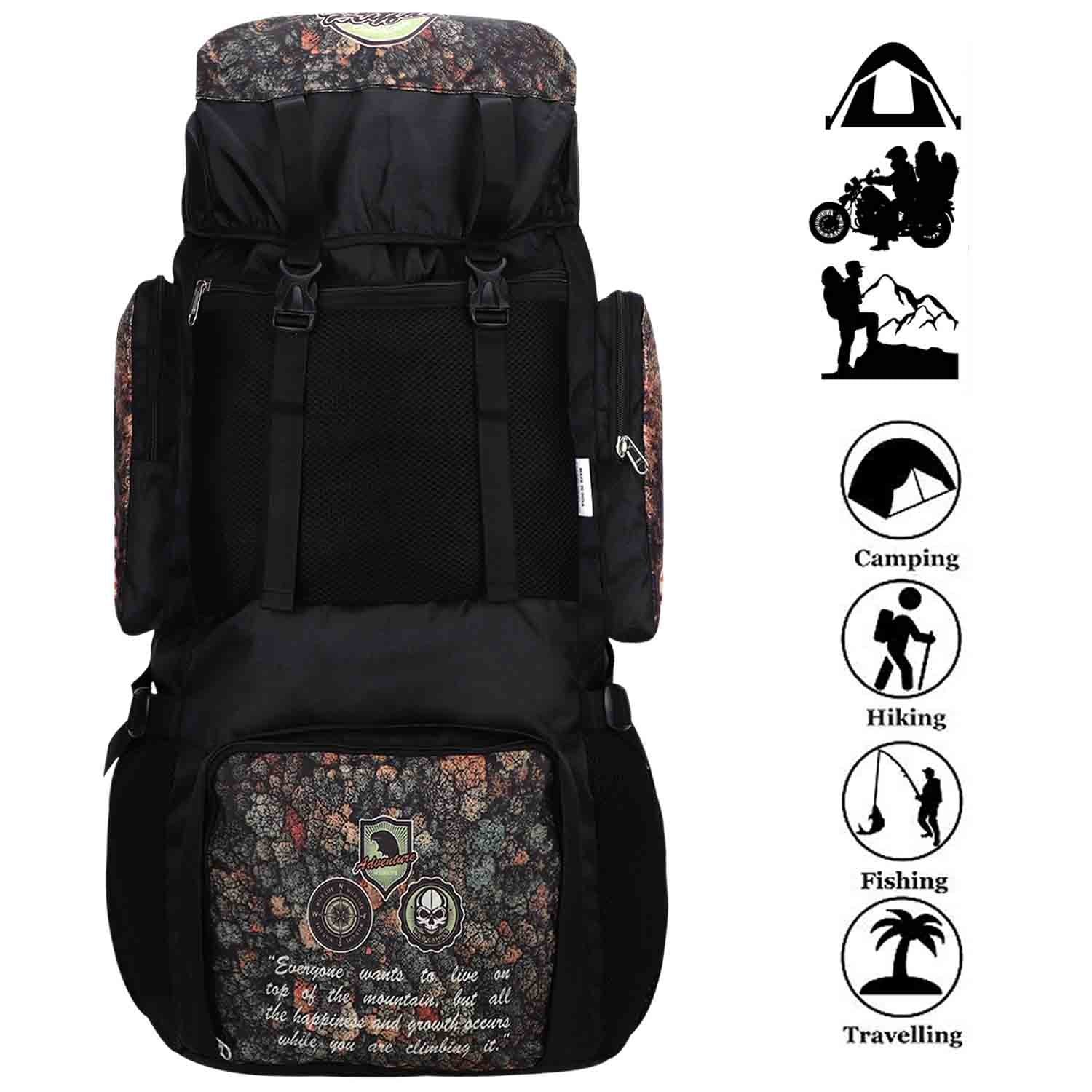 My Fav Travel bag for Men Women 70 L Rucksack bags tourist bag for travel Camping Hiking trekking Bags tracking bag travel Backpacks Travel bag Bagpack For travelling