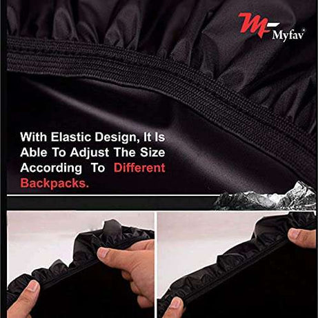 My Fav Raincover Waterproof Backpack Rain Cover with Pouch Luggage Cover