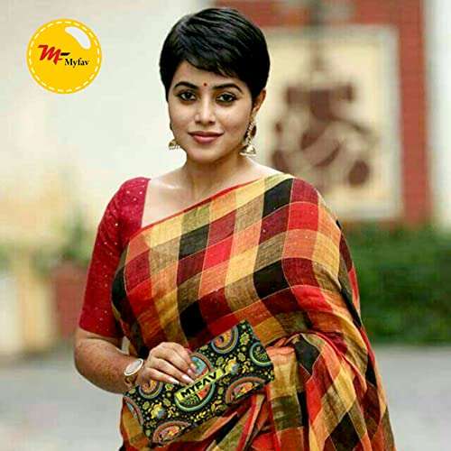 MY FAV Cotton Wallet I Ambi Print with 2 Zip Pocket, Multiple Card Slot Faux Leather Women Wallet (Clutch)