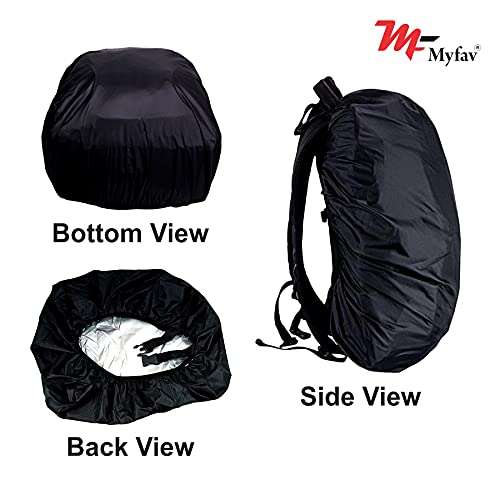 My Fav Raincover Waterproof Backpack Rain Cover with Pouch Luggage Cover