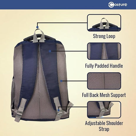 MY FAV Personalised Bag Backpack, Printed Customized Bag for Corporate Festival Gift, School, College, Sports, Men, Women Durable Outdoor Travel Lightweight Bag- Blue