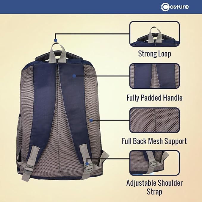 MY FAV Personalised Bag Backpack, Printed Customized Bag for Corporate Festival Gift, School, College, Sports, Men, Women Durable Outdoor Travel Lightweight Bag- Blue