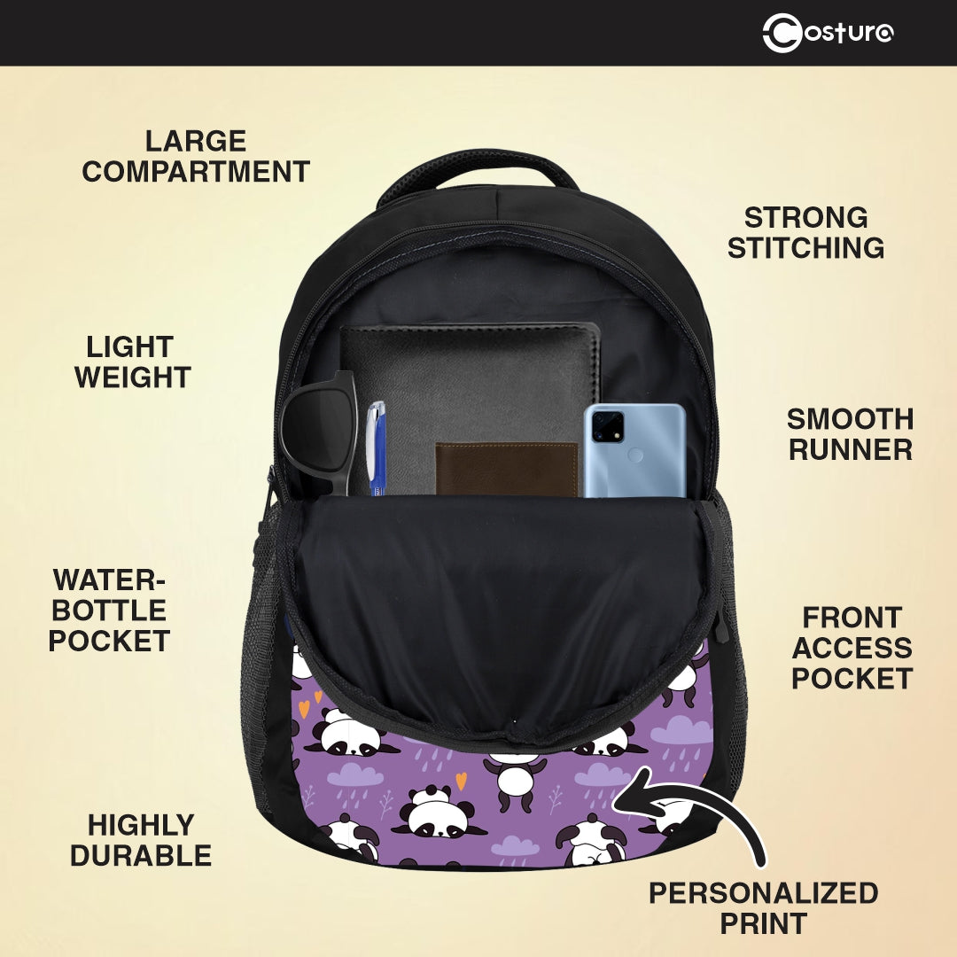 Costura personlised Print Backpack/Laptop Bag for Men Women Boys Girls, Bag For Office, School, College, Casual, Fit Upto 15.6" Laptops, Water Resistant & Lightweight Outdoor Travel Bag-30 Liter