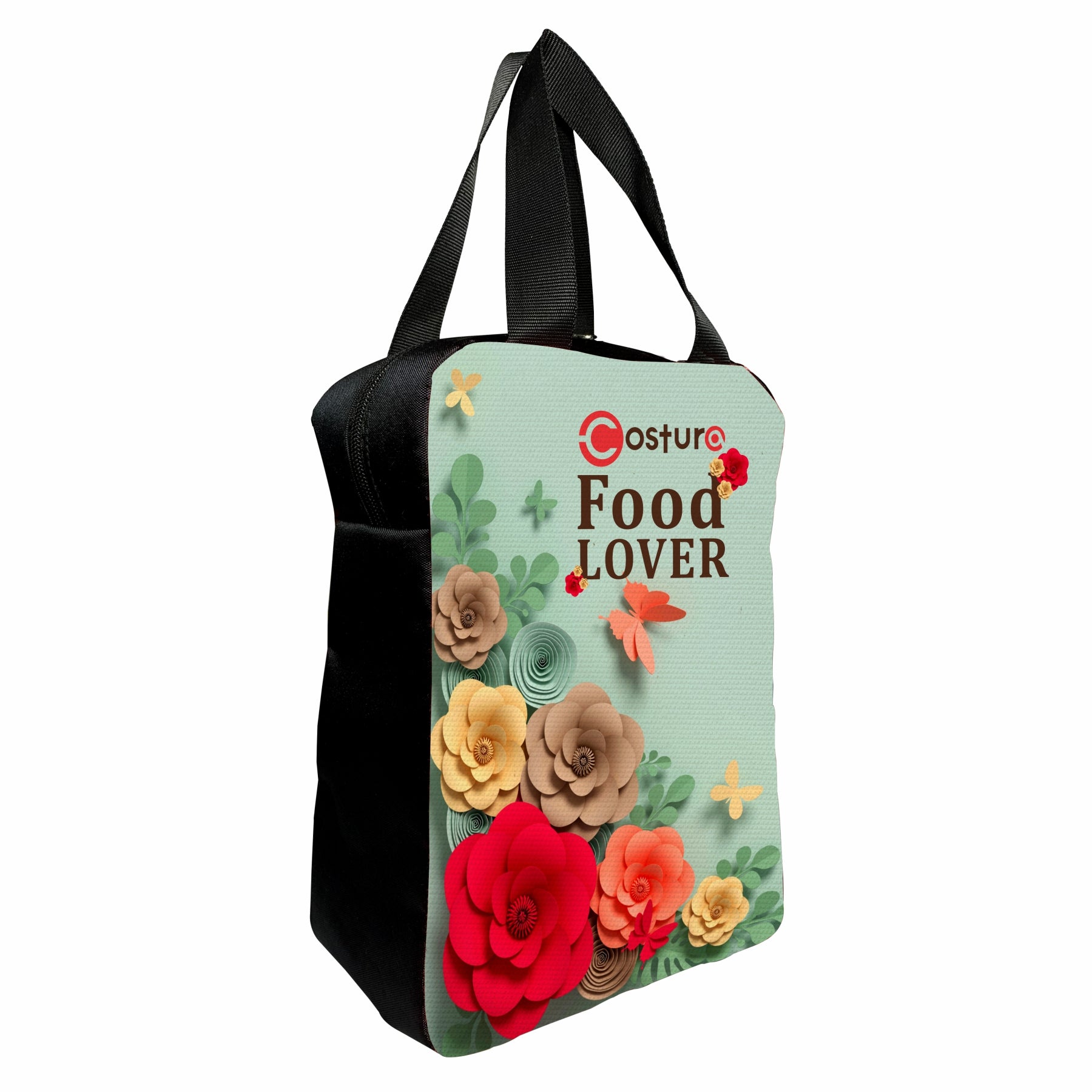 MY FAV Costura Polyester Lunch Bags for Men & Women, Waterproof Carry On Tote Tiffin Bag for Travel, Office, Picnic, Camping Outdoor, College & School, Durable and Lightweight Bag