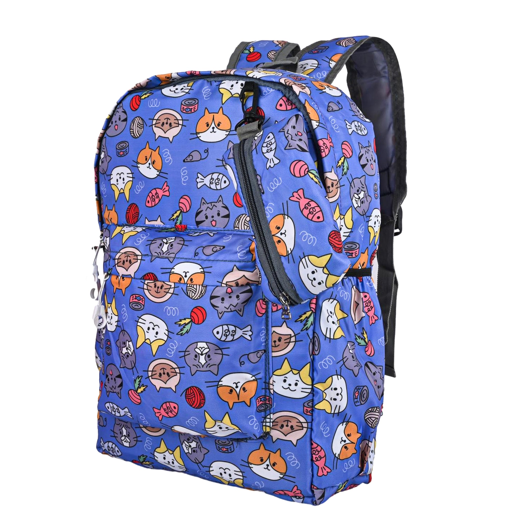 MY FAV 15L Digital Printed 2 Compartment With Pouch | Bottle Pocket | Best Stylish Lightweight Spacious Waterproof Backpack for Children Boys And Girls | Casual/Picnic/Tuition/School Bag