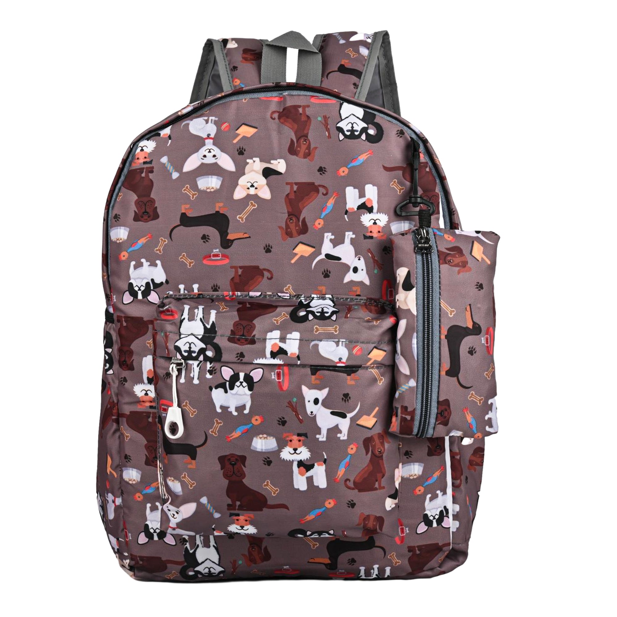 MY FAV 15L Digital Printed 2 Compartment With Pouch | Bottle Pocket | Best Stylish Lightweight Spacious Waterproof Backpack for Children Boys And Girls | Casual/Picnic/Tuition/School Bag