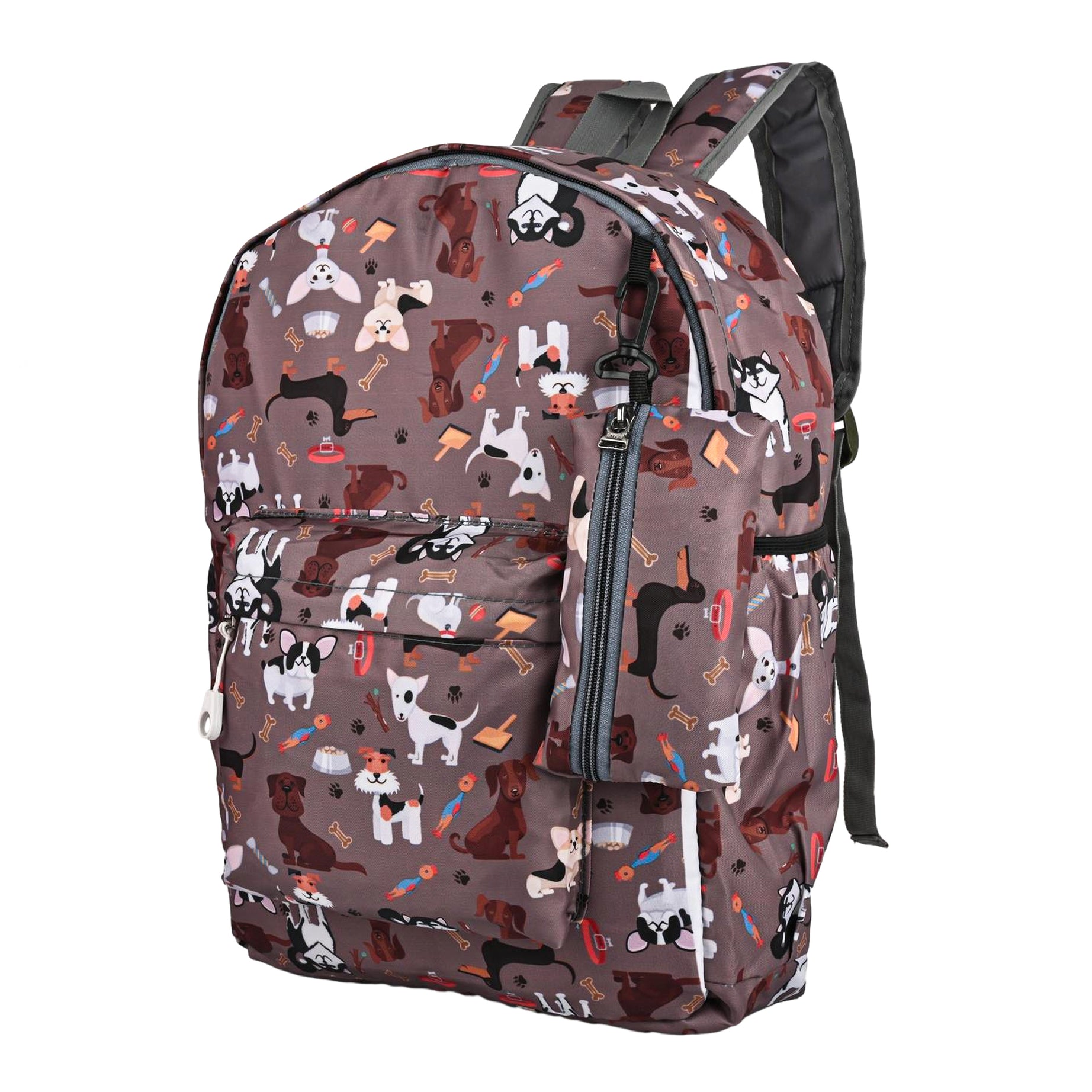 MY FAV 15L Digital Printed 2 Compartment With Pouch | Bottle Pocket | Best Stylish Lightweight Spacious Waterproof Backpack for Children Boys And Girls | Casual/Picnic/Tuition/School Bag