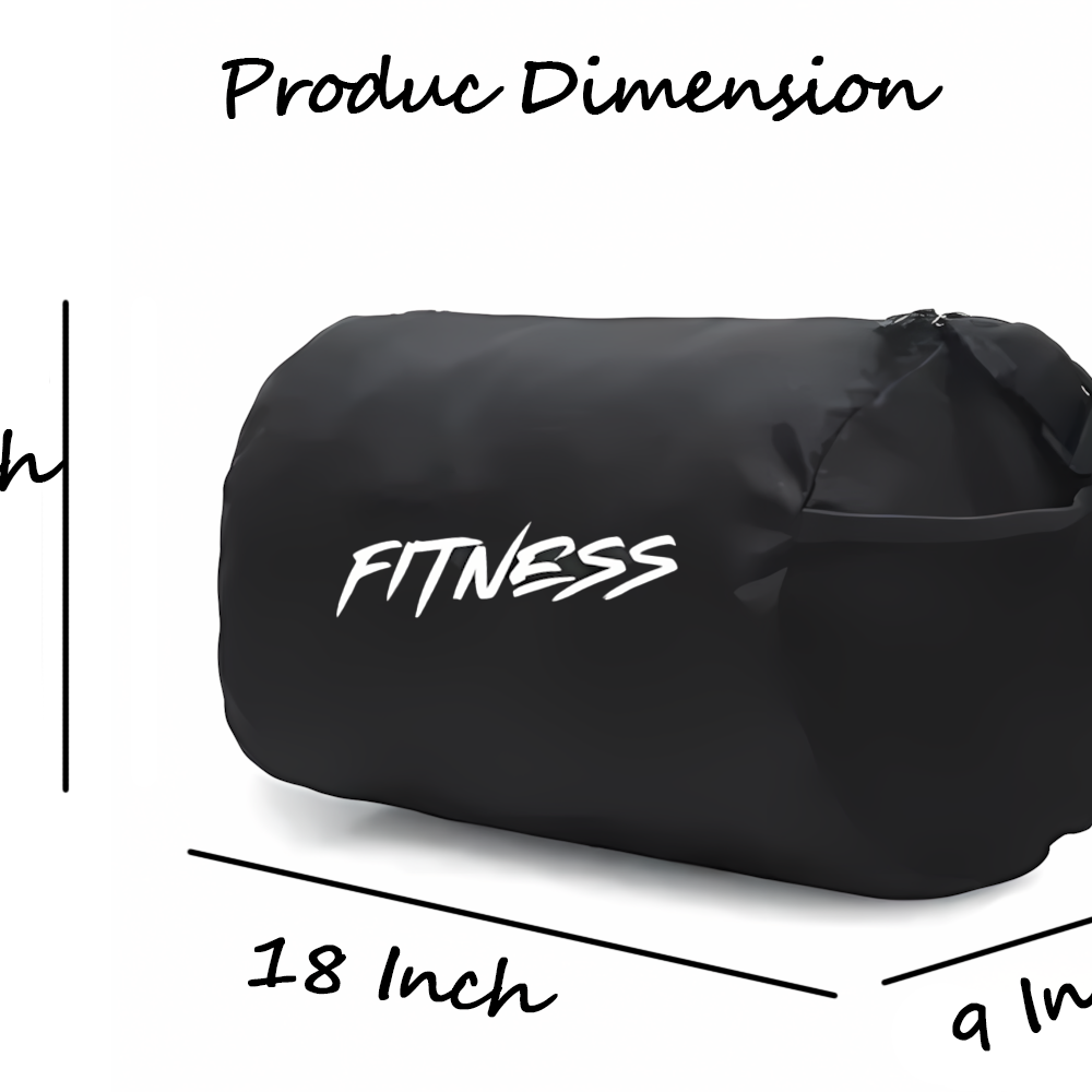 MY FAV Gym Bag for Men & Women, Adjustable Shoulder Strap, Side Mesh Pocket, Capacity - 21 liters