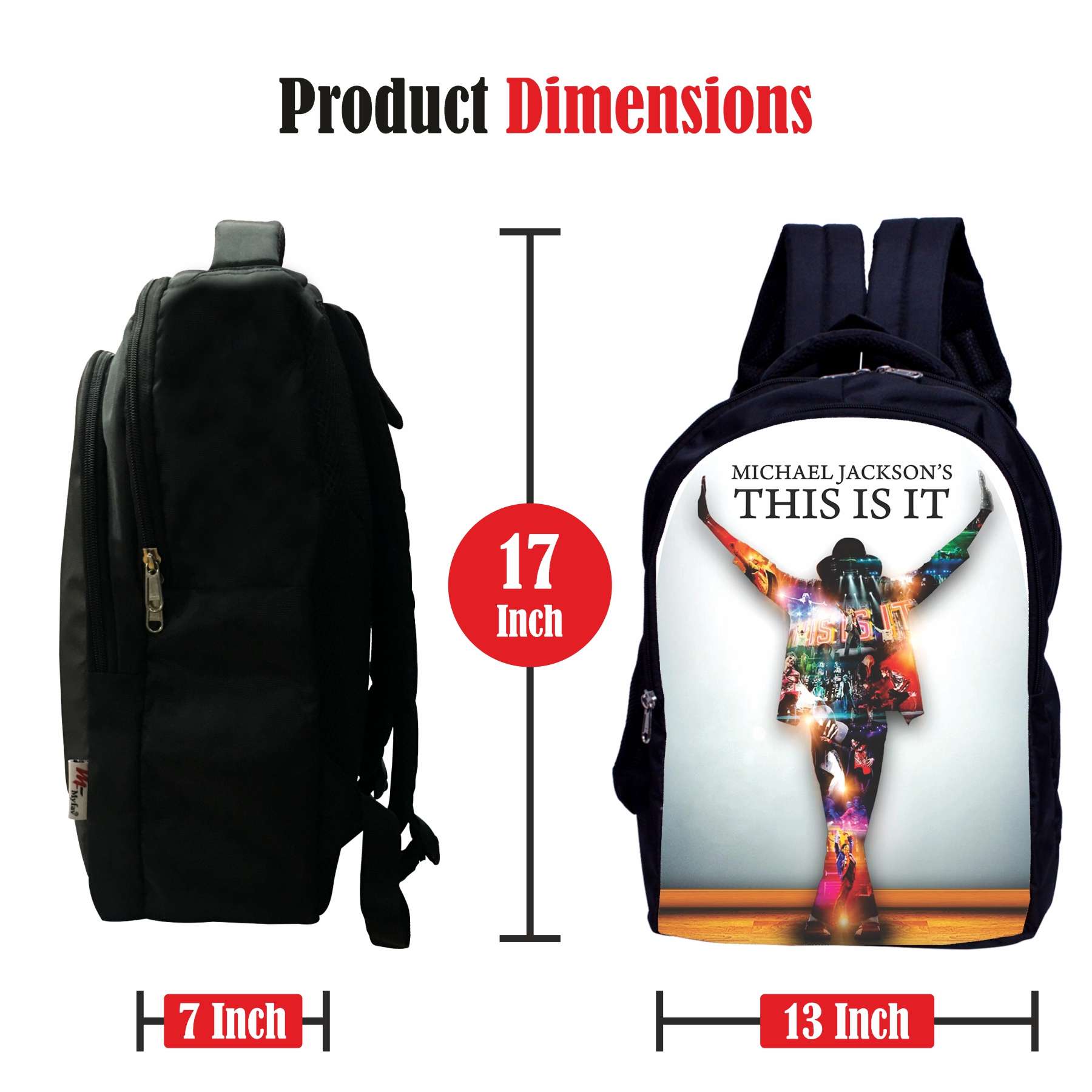 MY FAV Digital Print College Bag School Bag