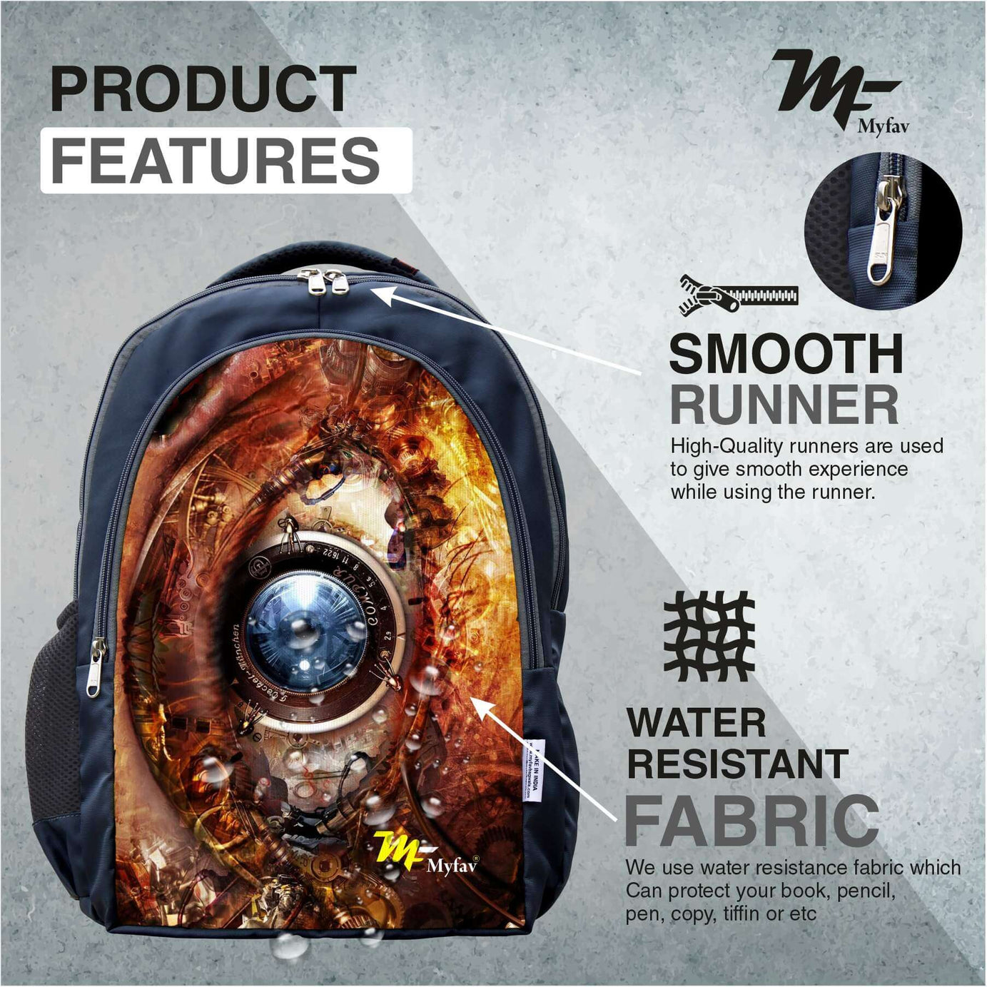 Adventure Backpack - Teddy Digital Print