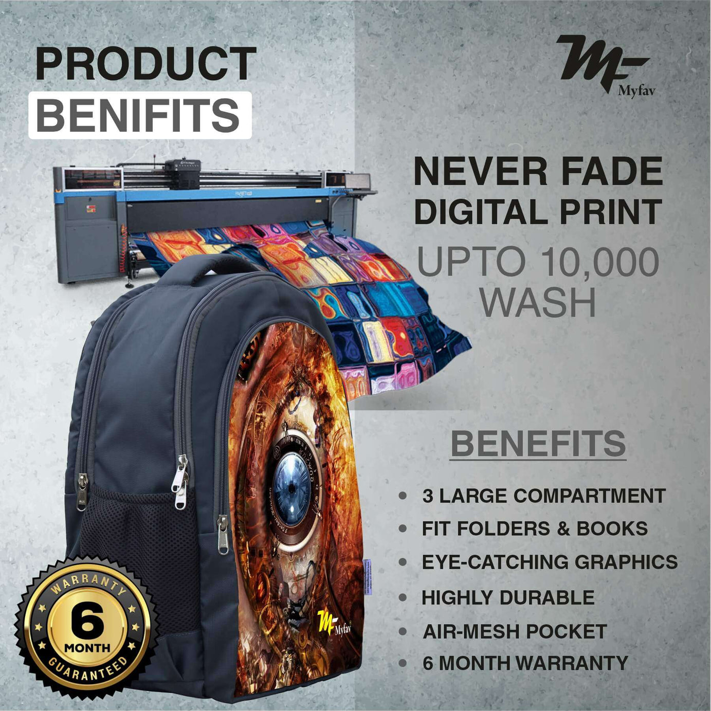 Adventure Backpack - Teddy Digital Print