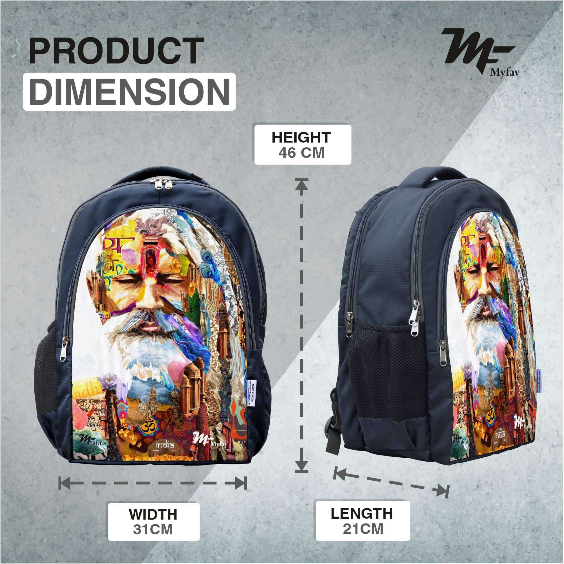 Adventure Backpack - Traditional Digital Print