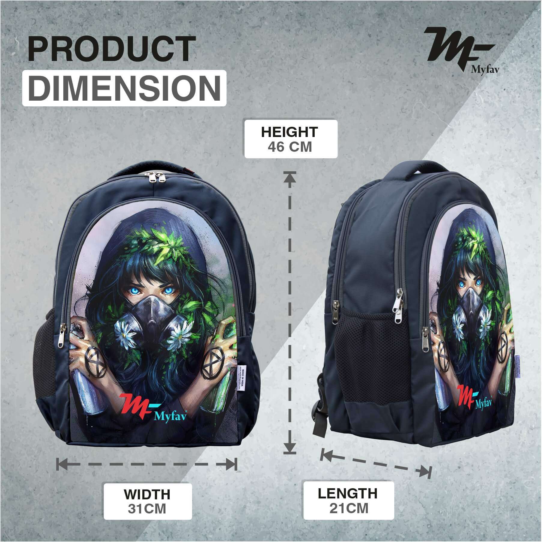 Adventure Backpack - Girl Print