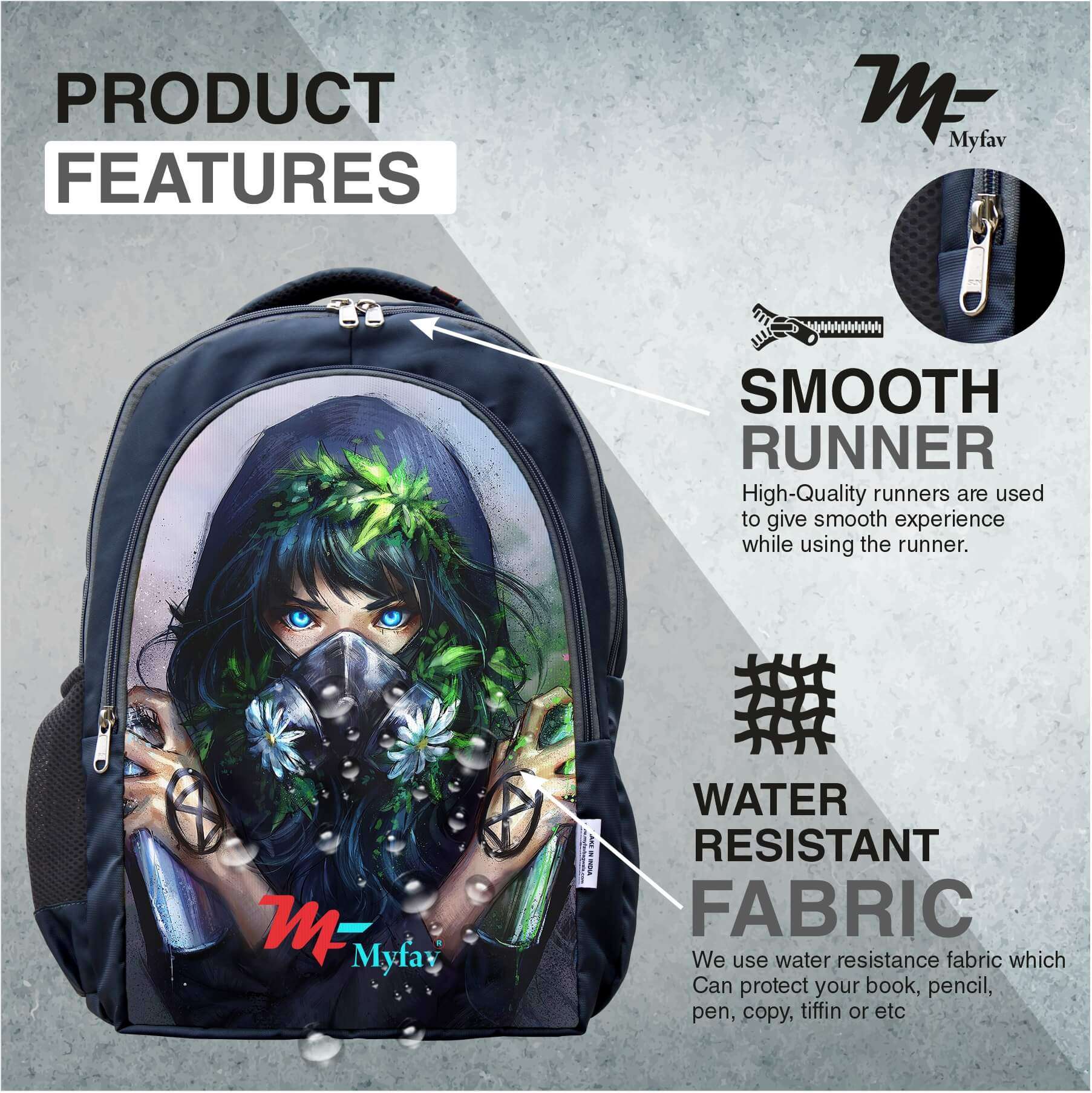 Adventure Backpack - Girl Print