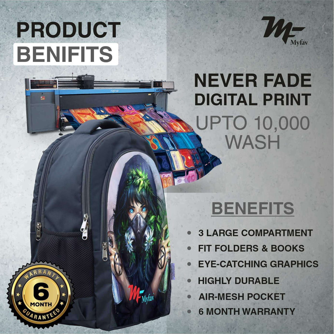 Adventure Backpack - Girl Print