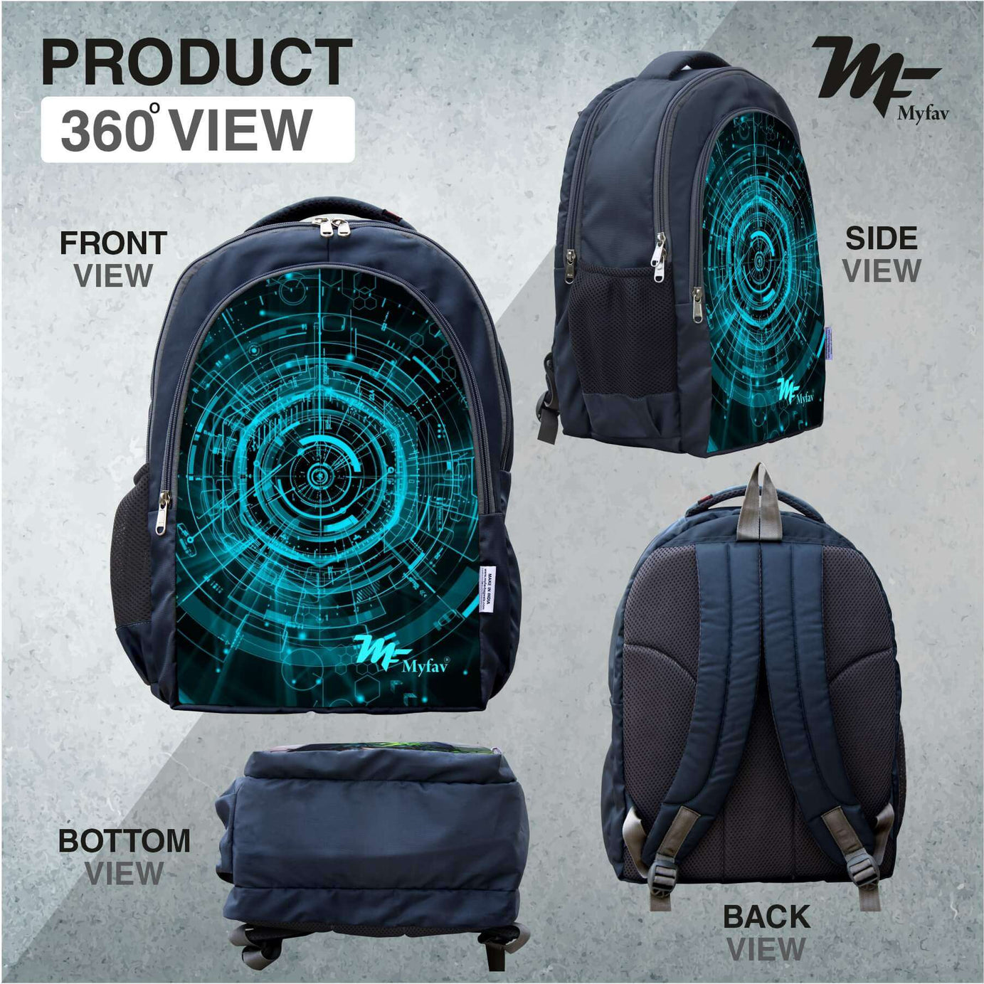 Adventure Backpack - Neon Print