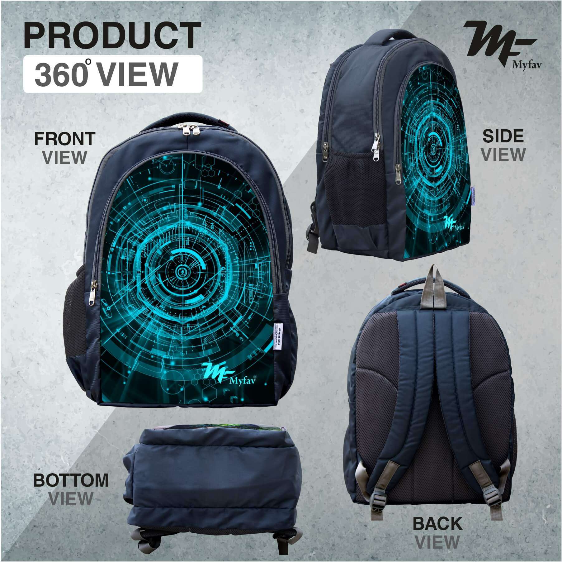 Adventure Backpack - Neon Print