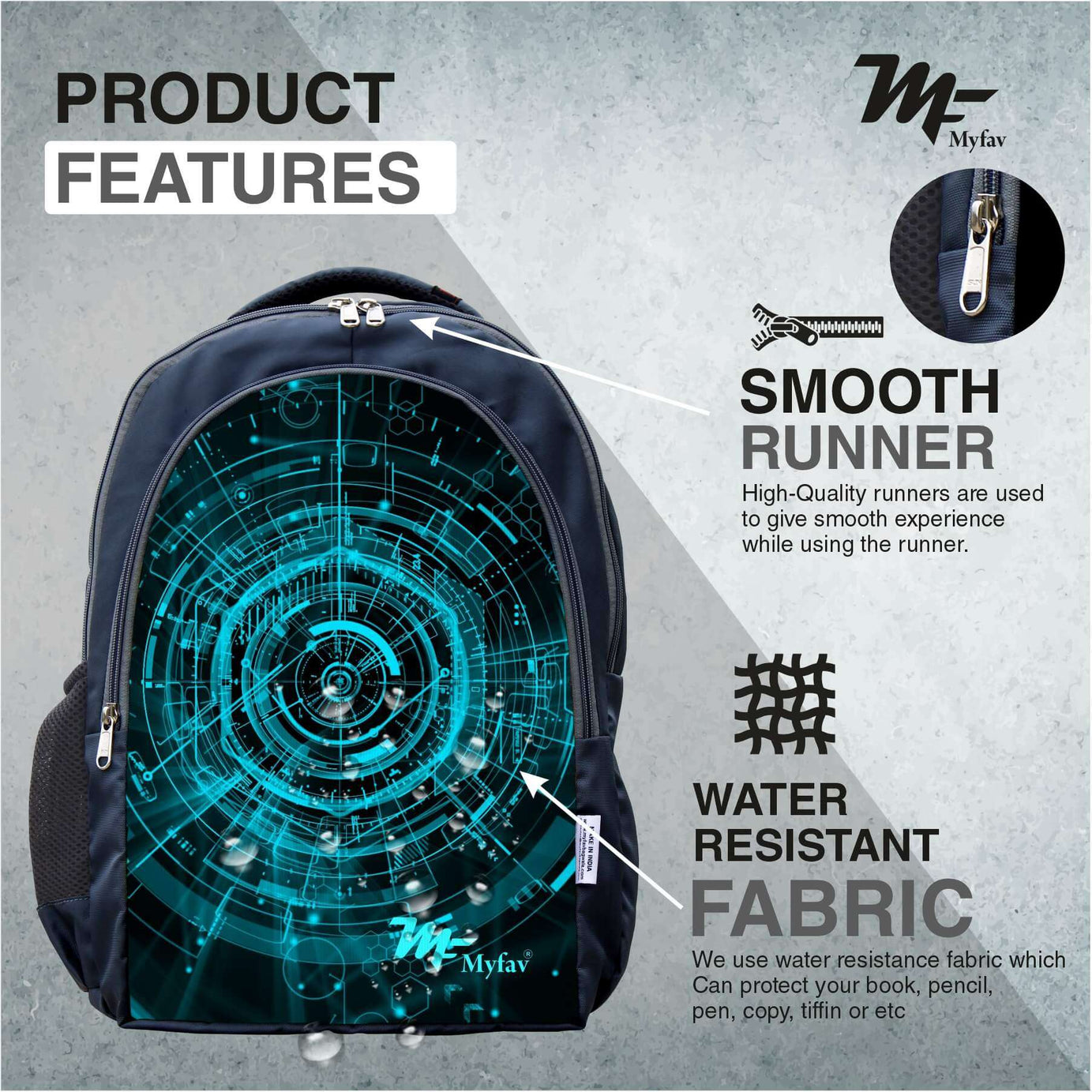 Adventure Backpack - Neon Print