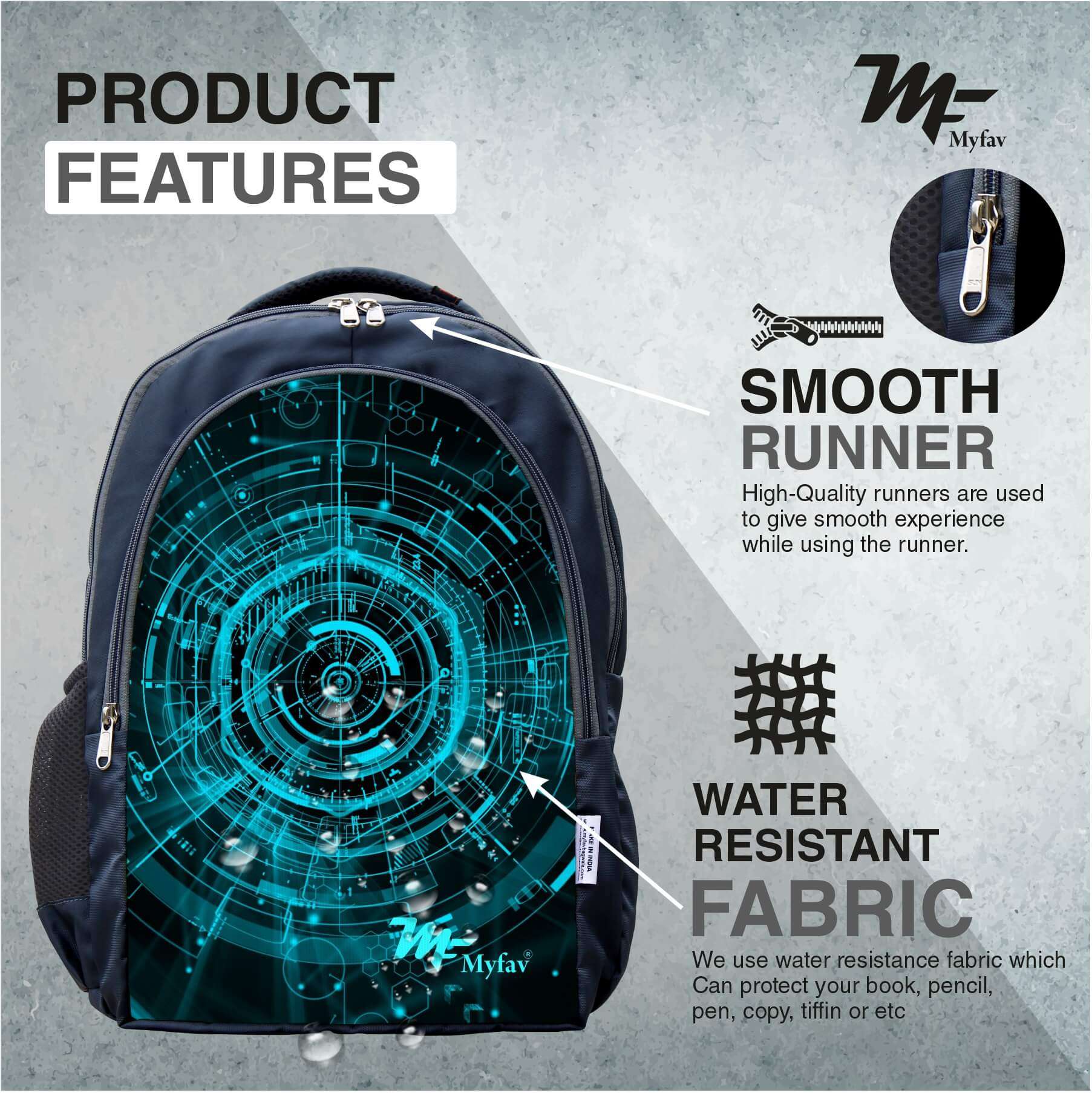 Adventure Backpack - Neon Print