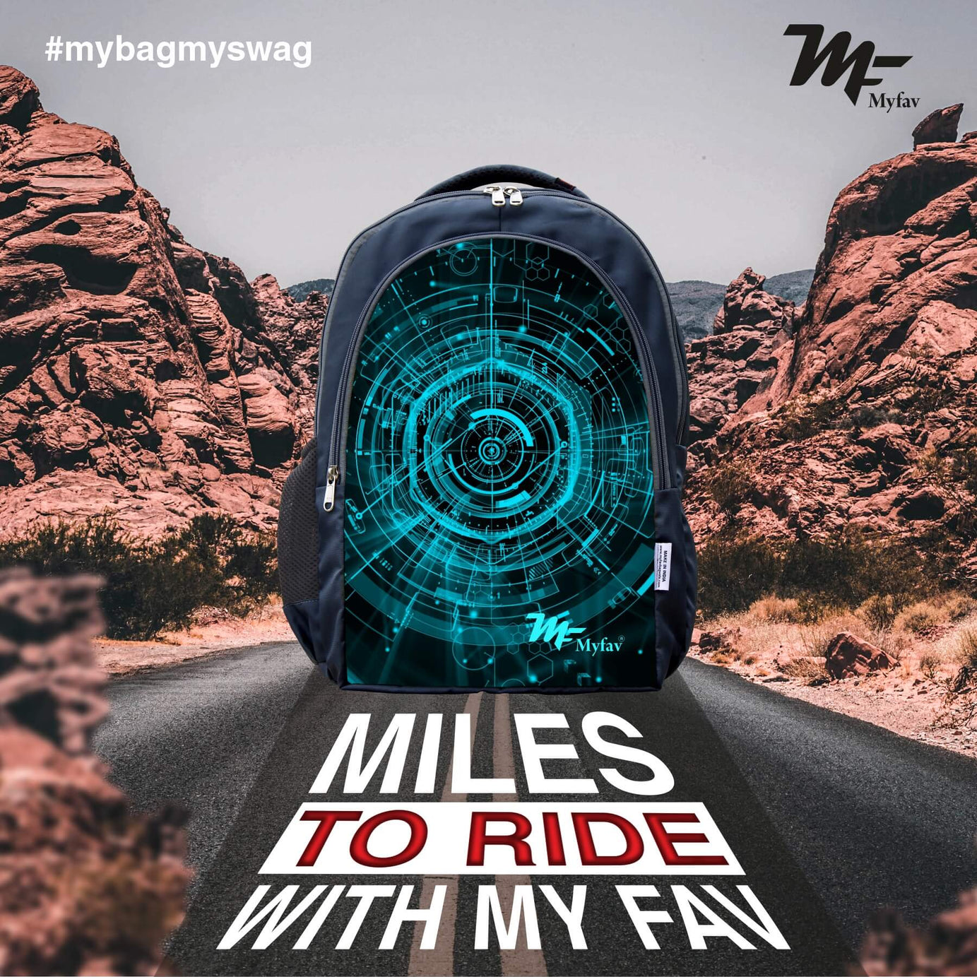 Adventure Backpack - Neon Print