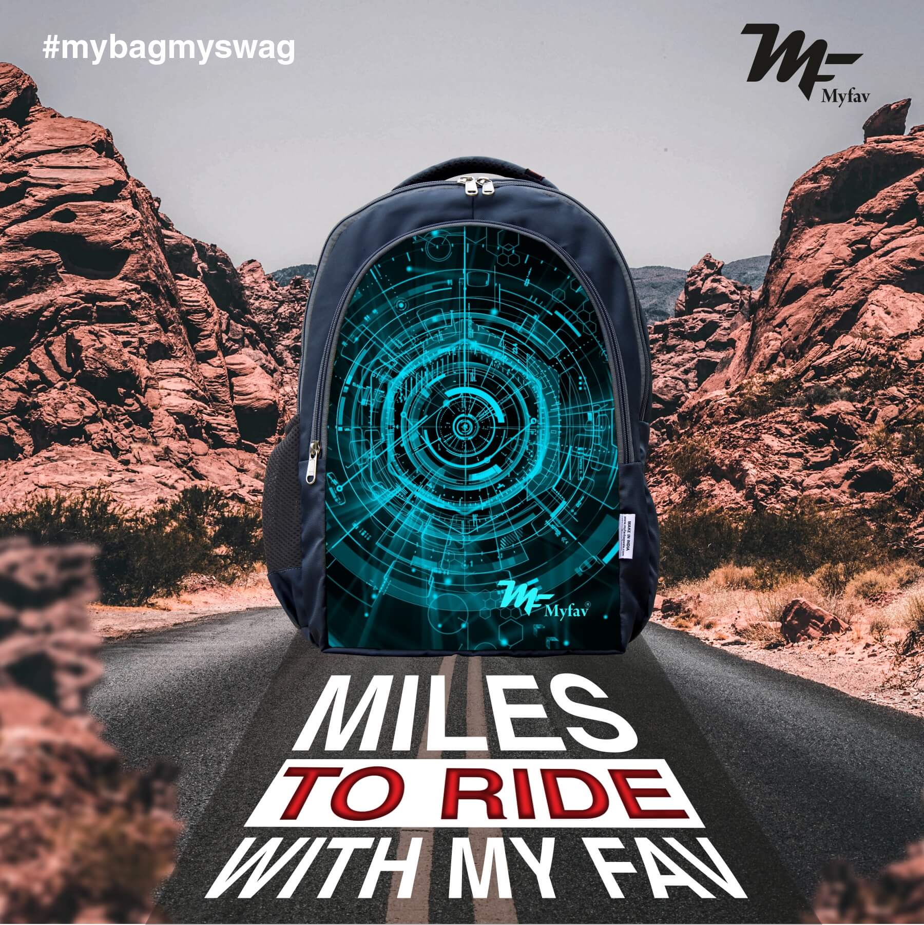 Adventure Backpack - Neon Print