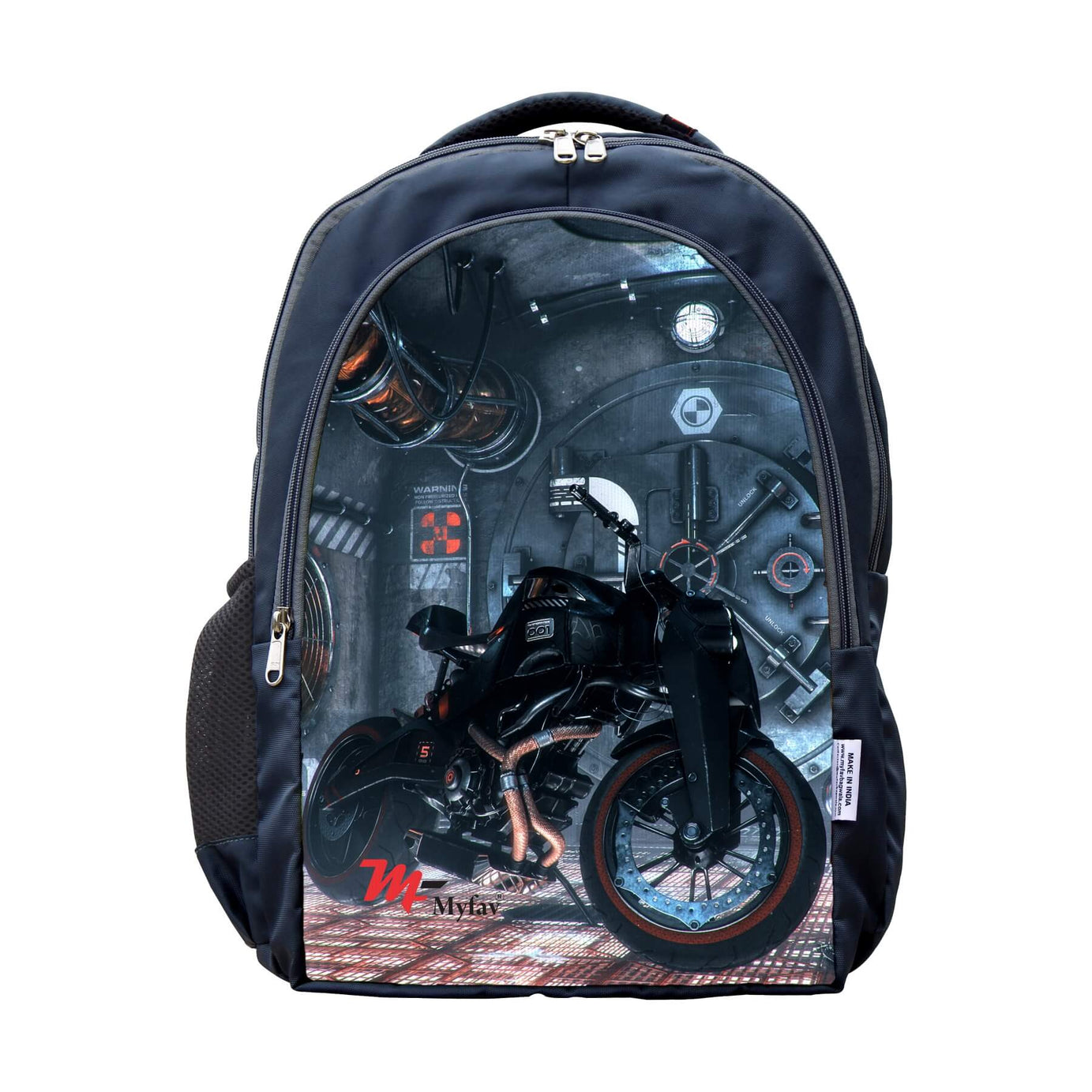 MY FAV Bike Print Laptop Backpack for Boys Girls 30 L Laptop Backpack
