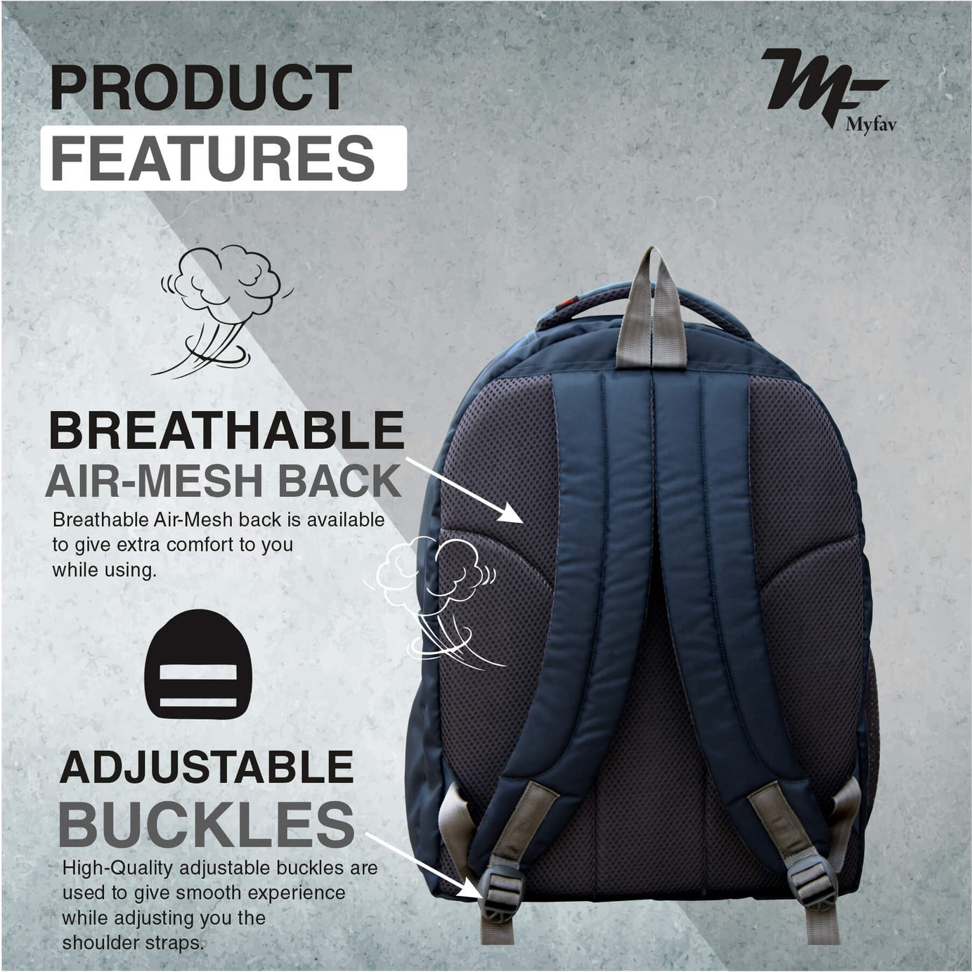 MY FAV Digital Print Backpack with Laptop compartment for Men Women 30 L Laptop Backpack