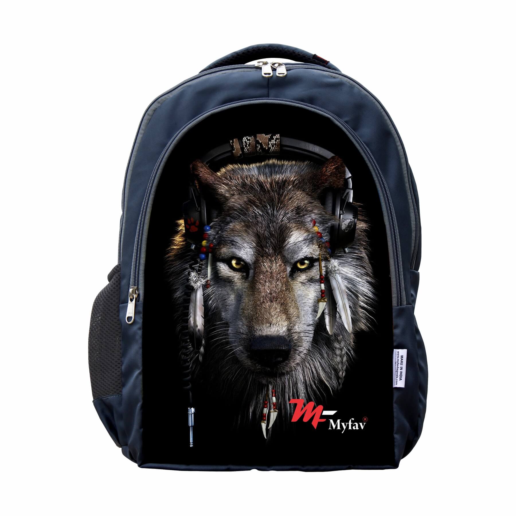 Adventure Backpack - Wolf Print