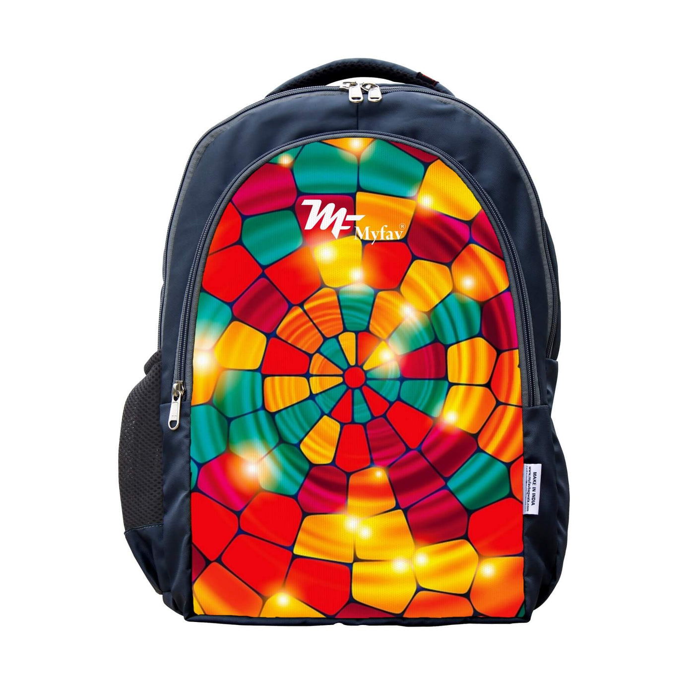 MY FAV Multicolor Laptop Backpack School Collge Bag For Boys Girls 30 L Laptop Backpack