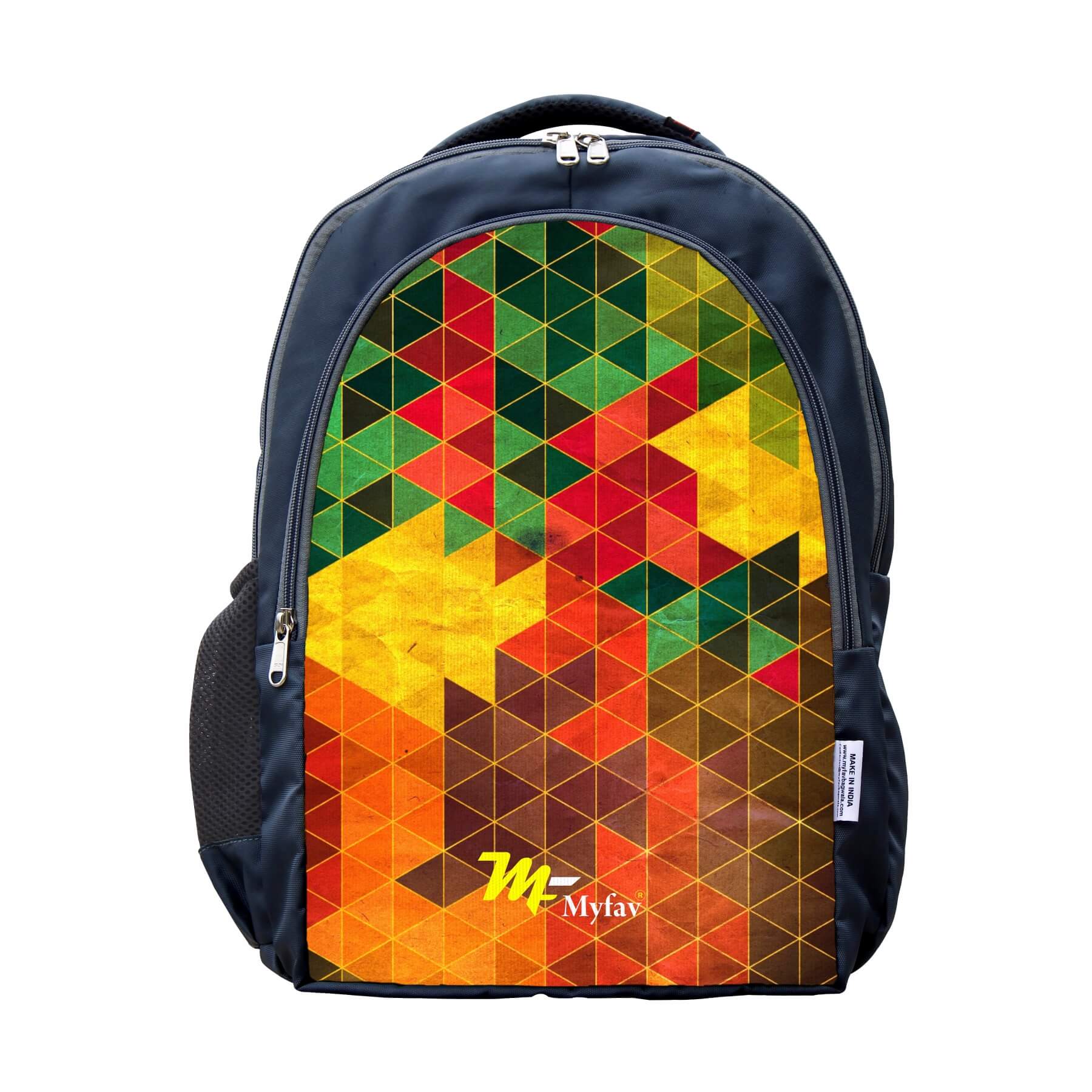 Adventure Backpack - Triangles Digital Print