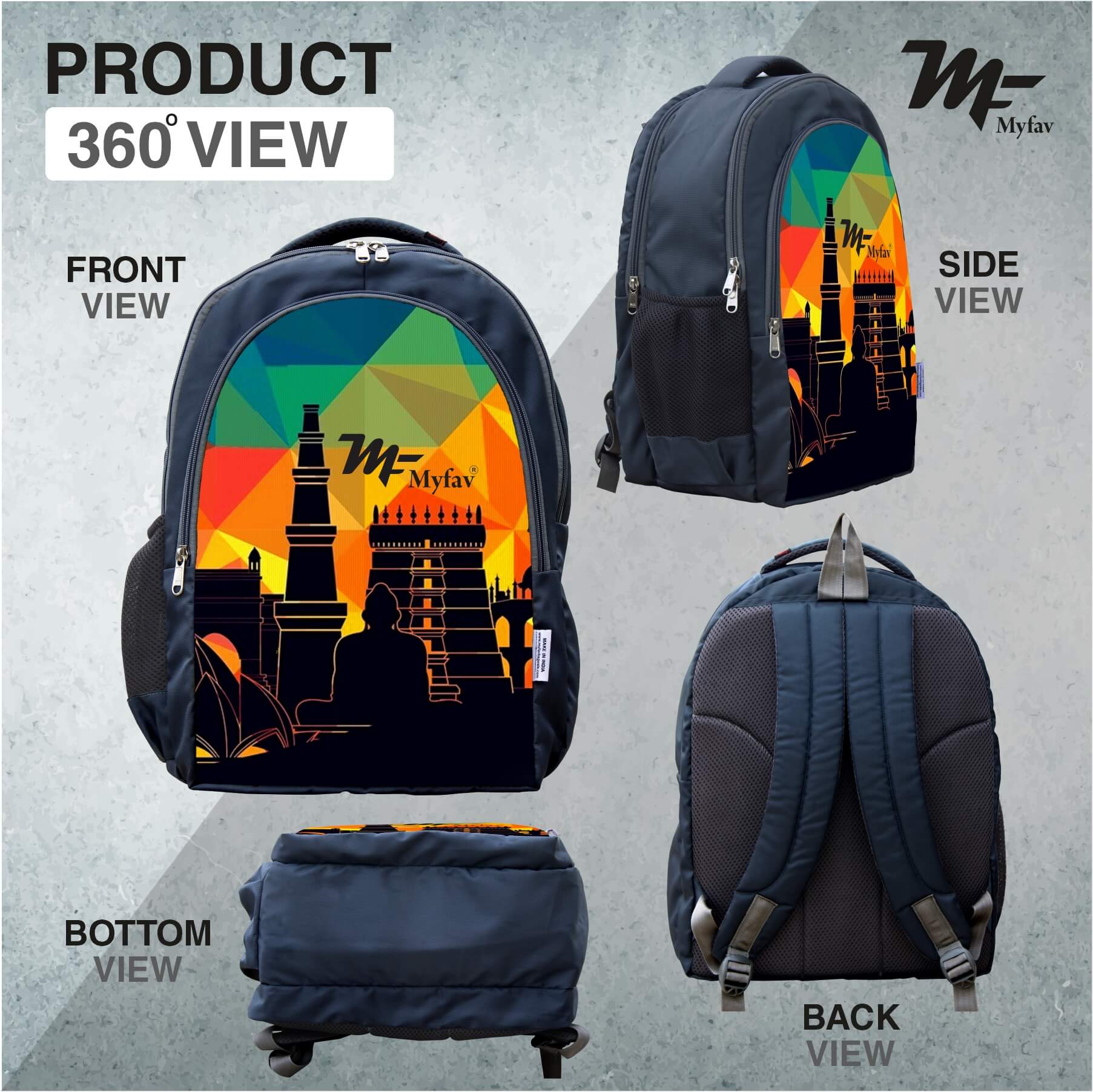 Adventure Backpack -  Geometric Print